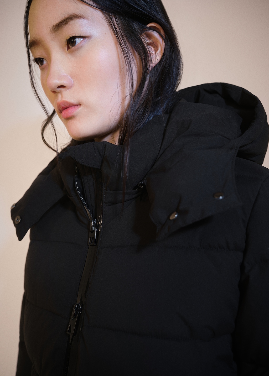 Mango puffer coat deals