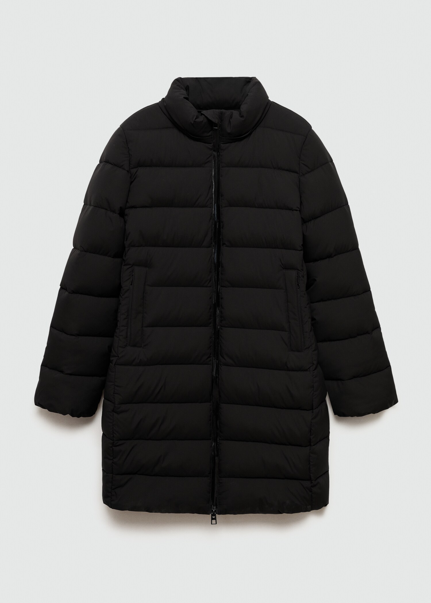 Hood quilted coat - Details of the article 8