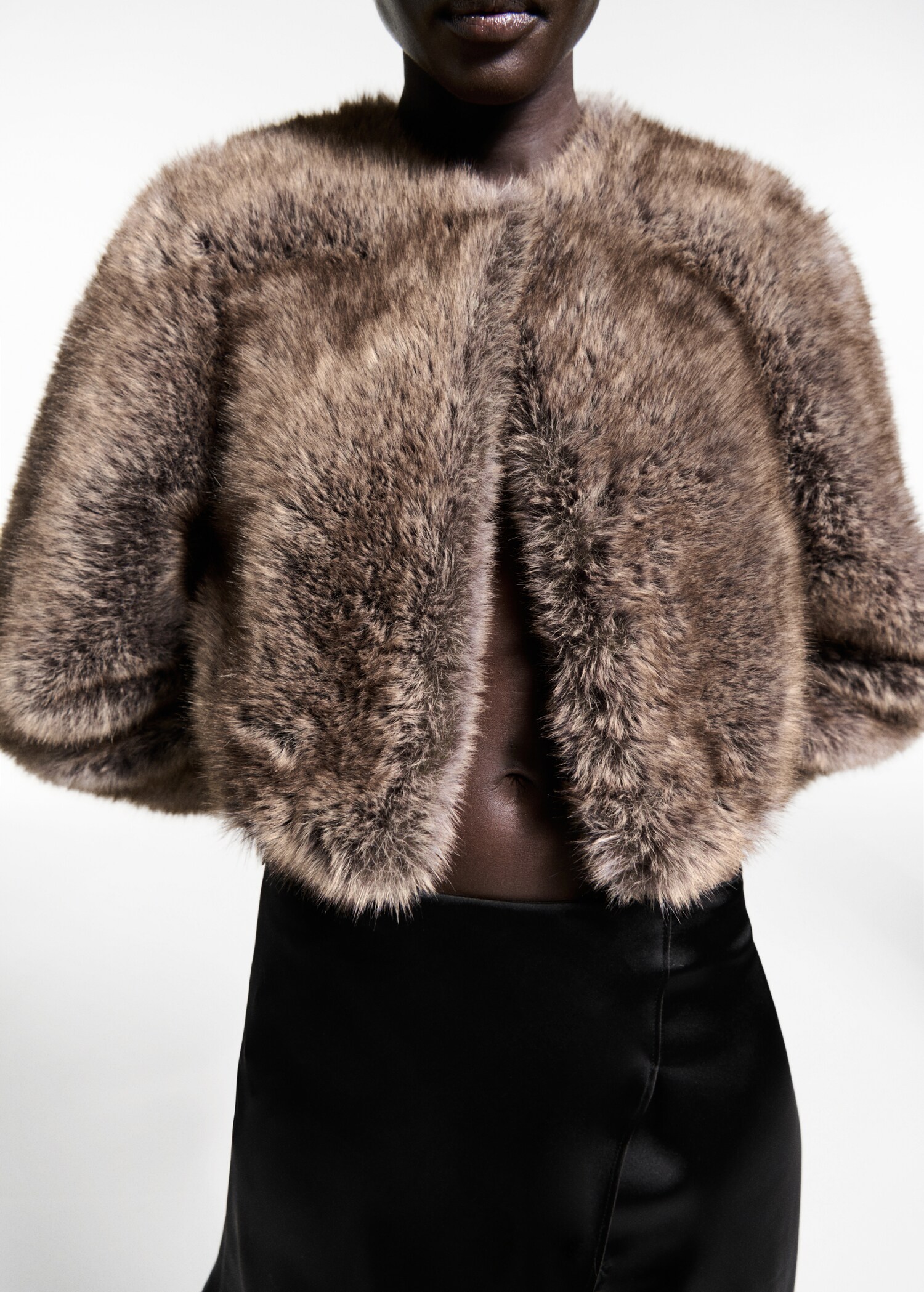 Fur effect jacket - Medium plane
