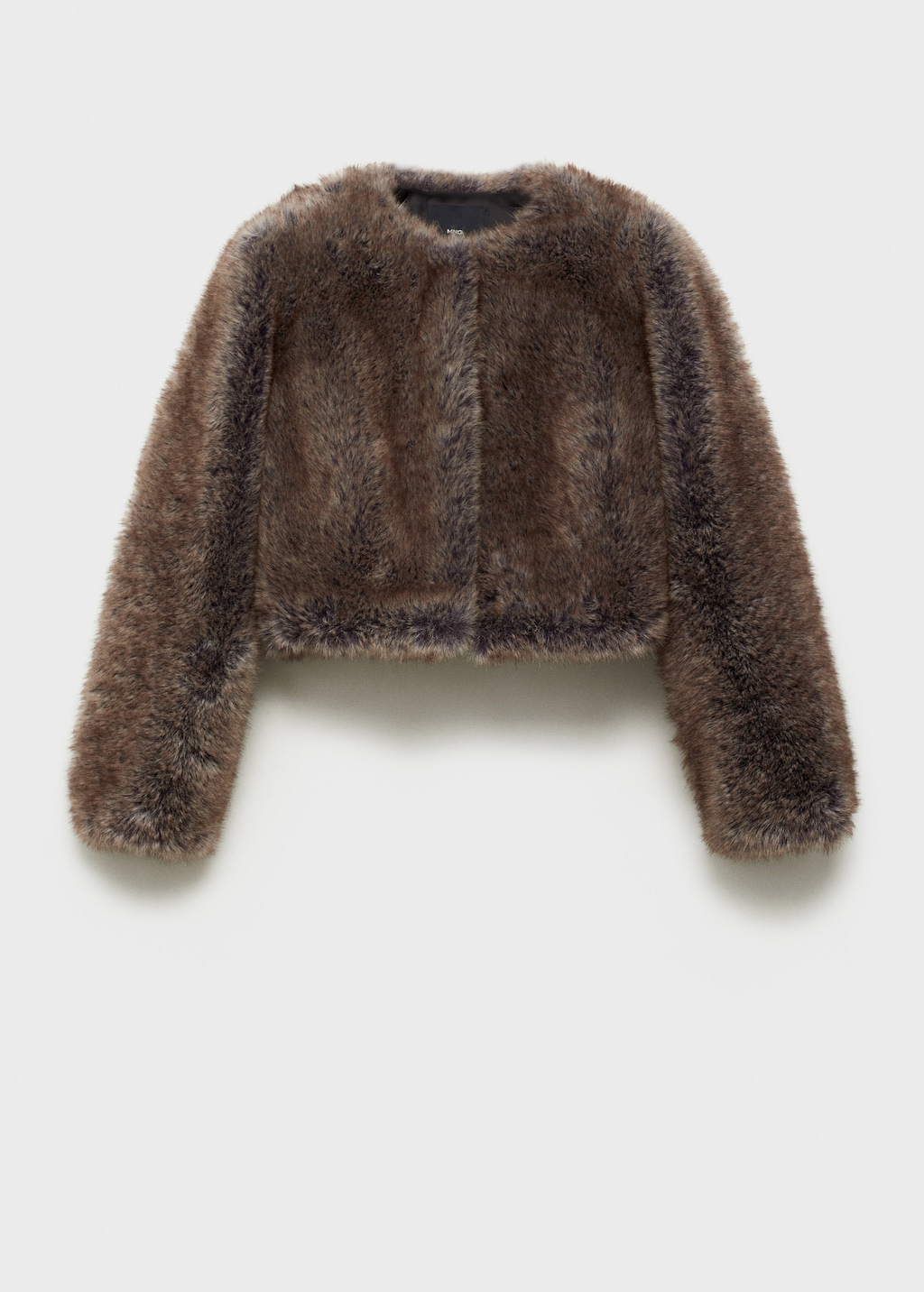 Fur effect jacket Women MANGO Romania