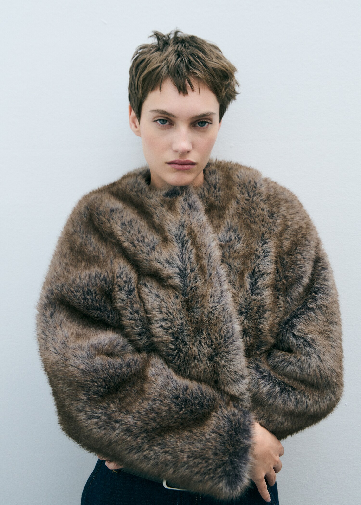 Fur effect jacket - Details of the article 6