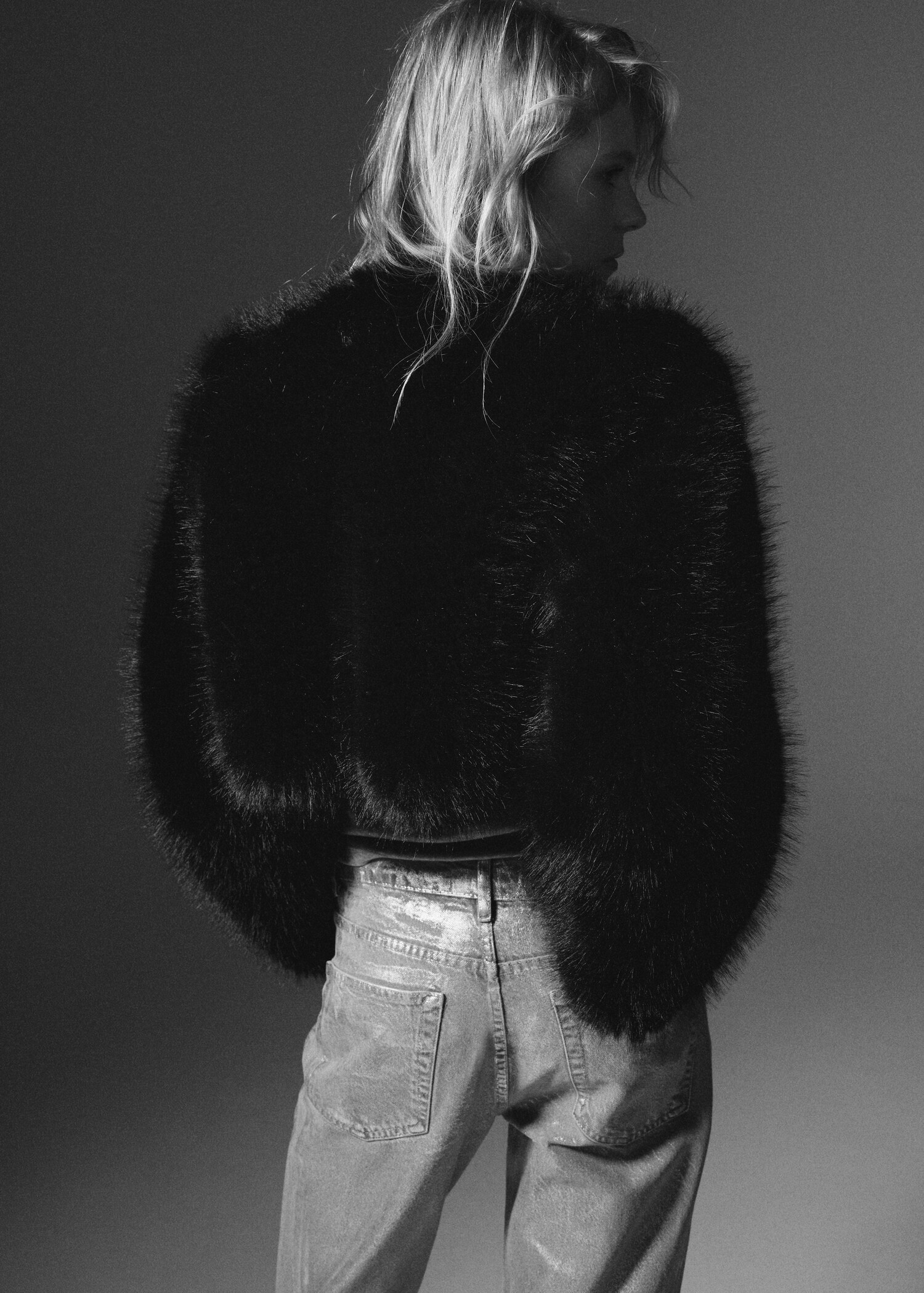 Fur effect jacket - Details of the article 6