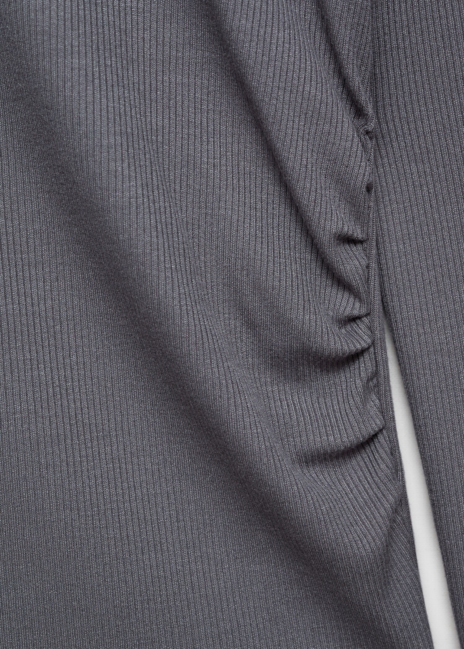 Ribbed hooded sweatshirt - Details of the article 0