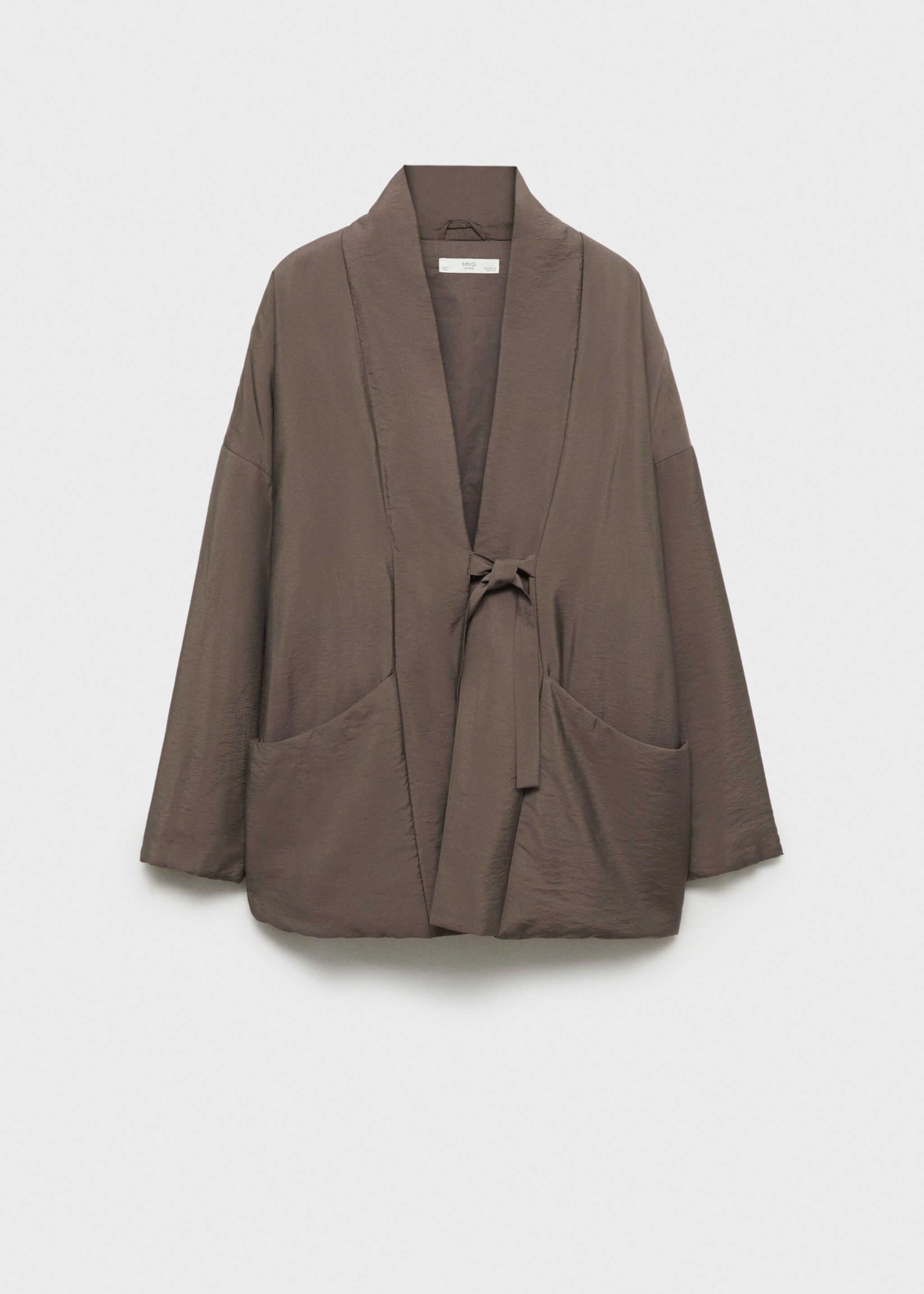 Padded robe with pockets - Article without model