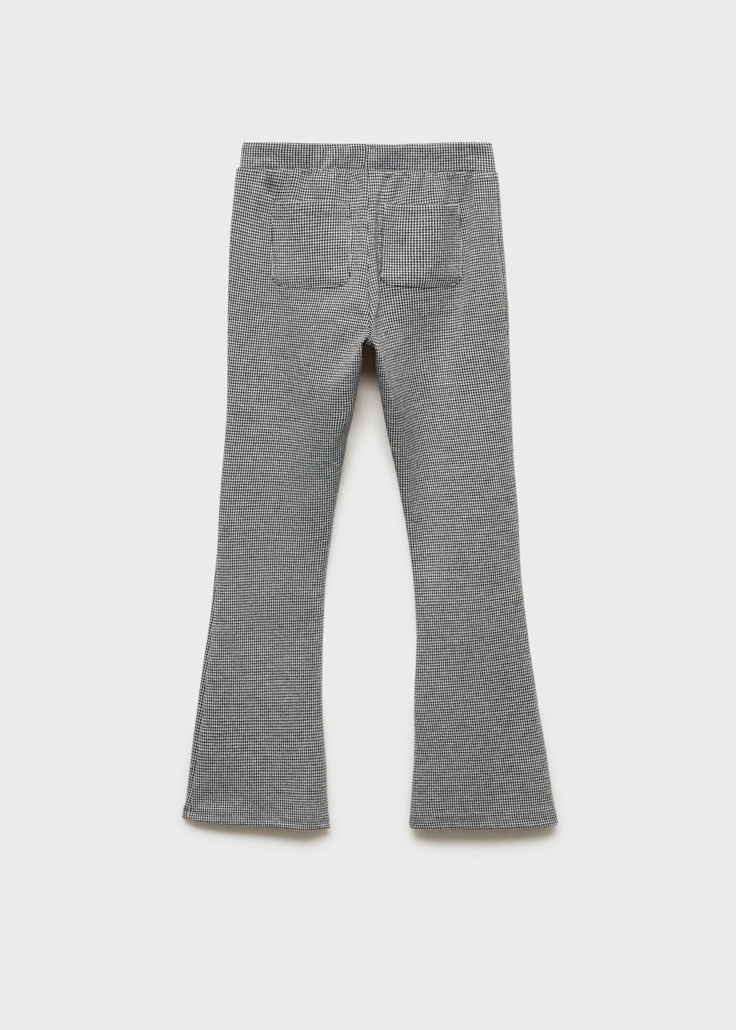 Flare Houndstooth Leggings - Reverse of the article