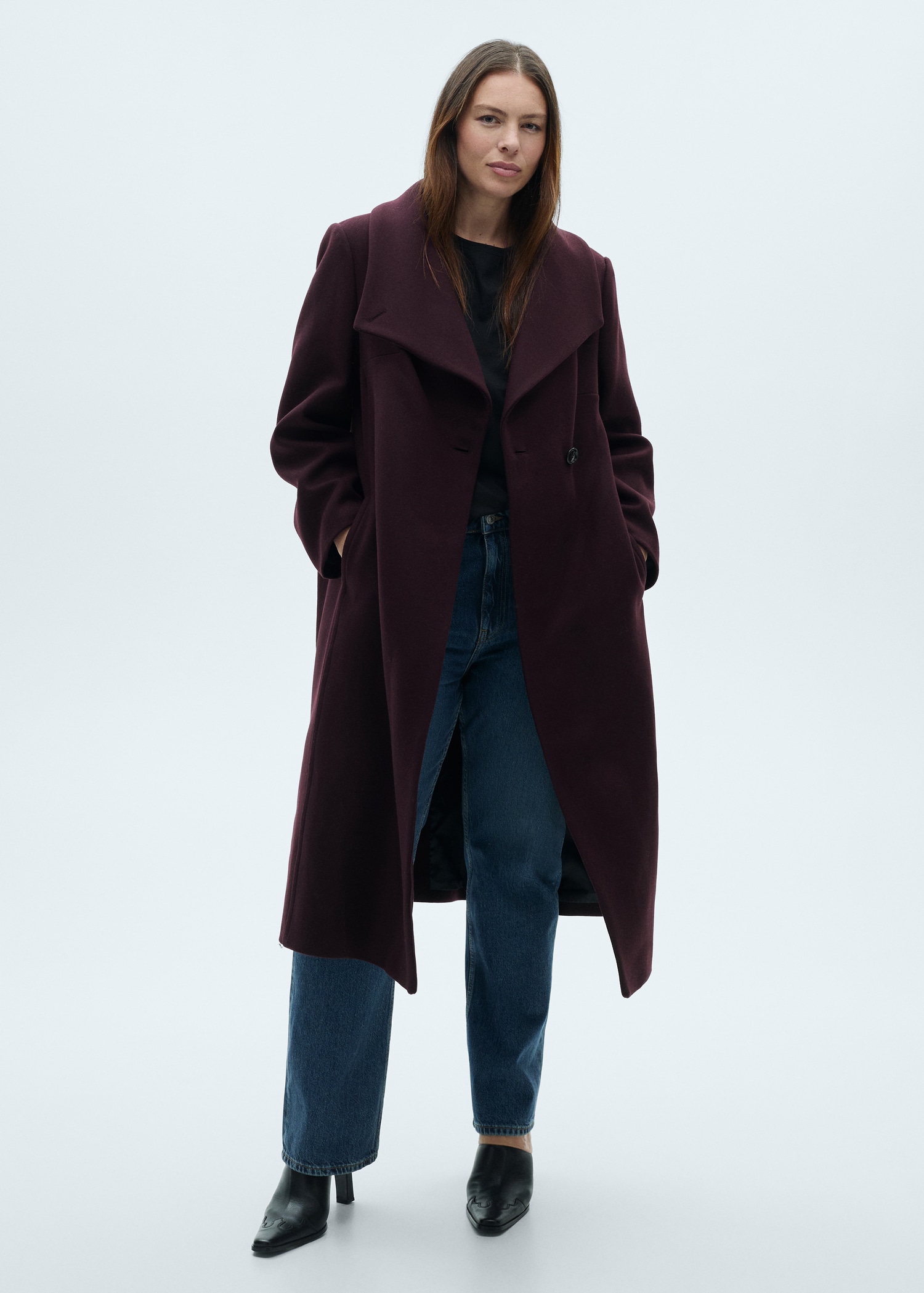 Manteau Long Mango Manteau Femme 2019 Manteau Laine Manteco