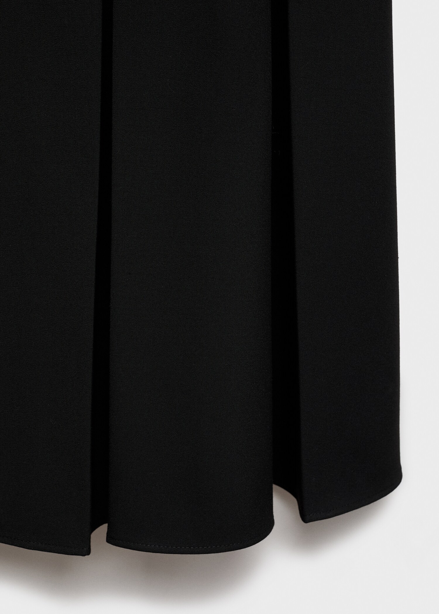 Robe plissée combinée ceinture - Détail de l'article 0