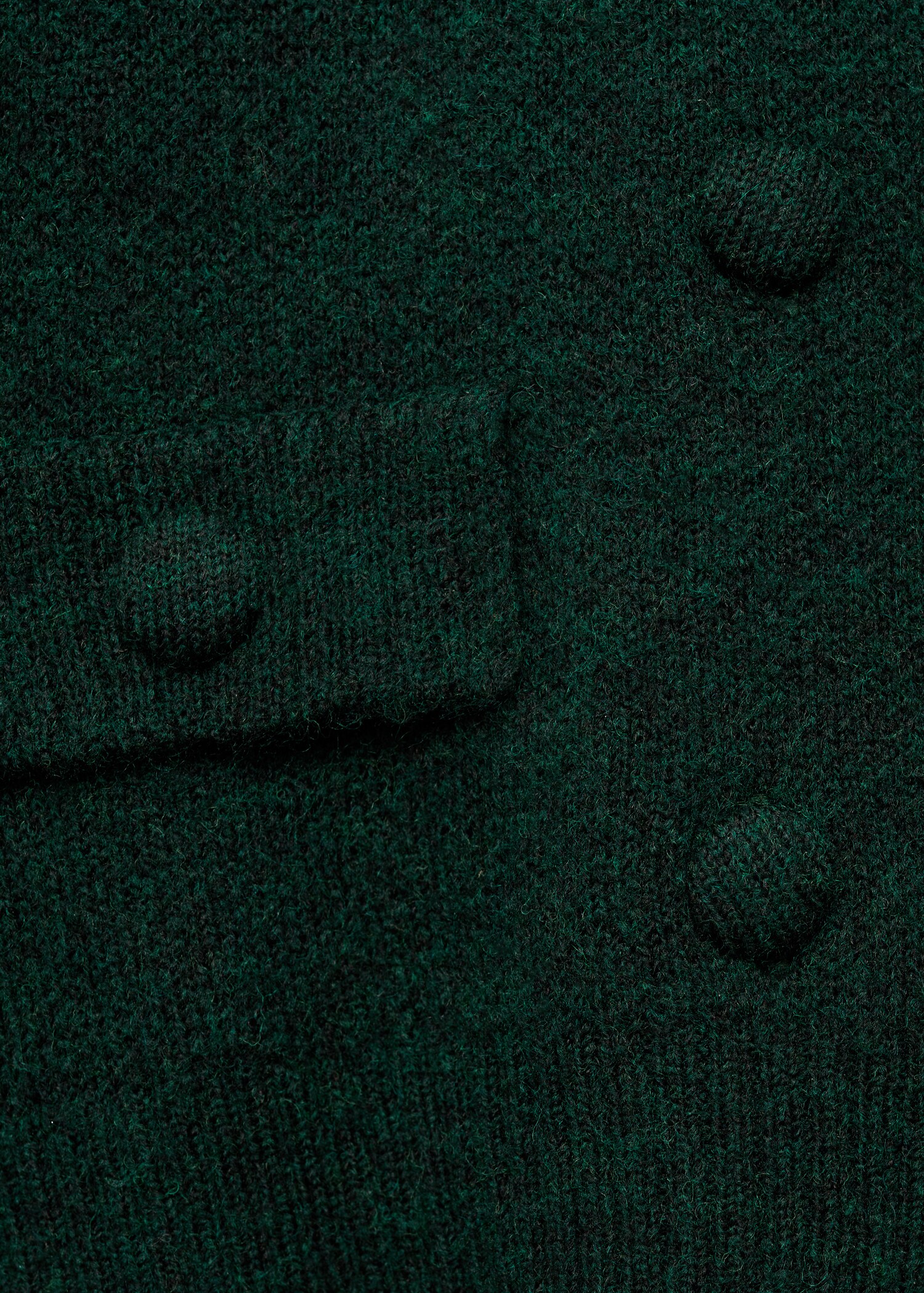 Double-breasted knitted jacket - Details of the article 0