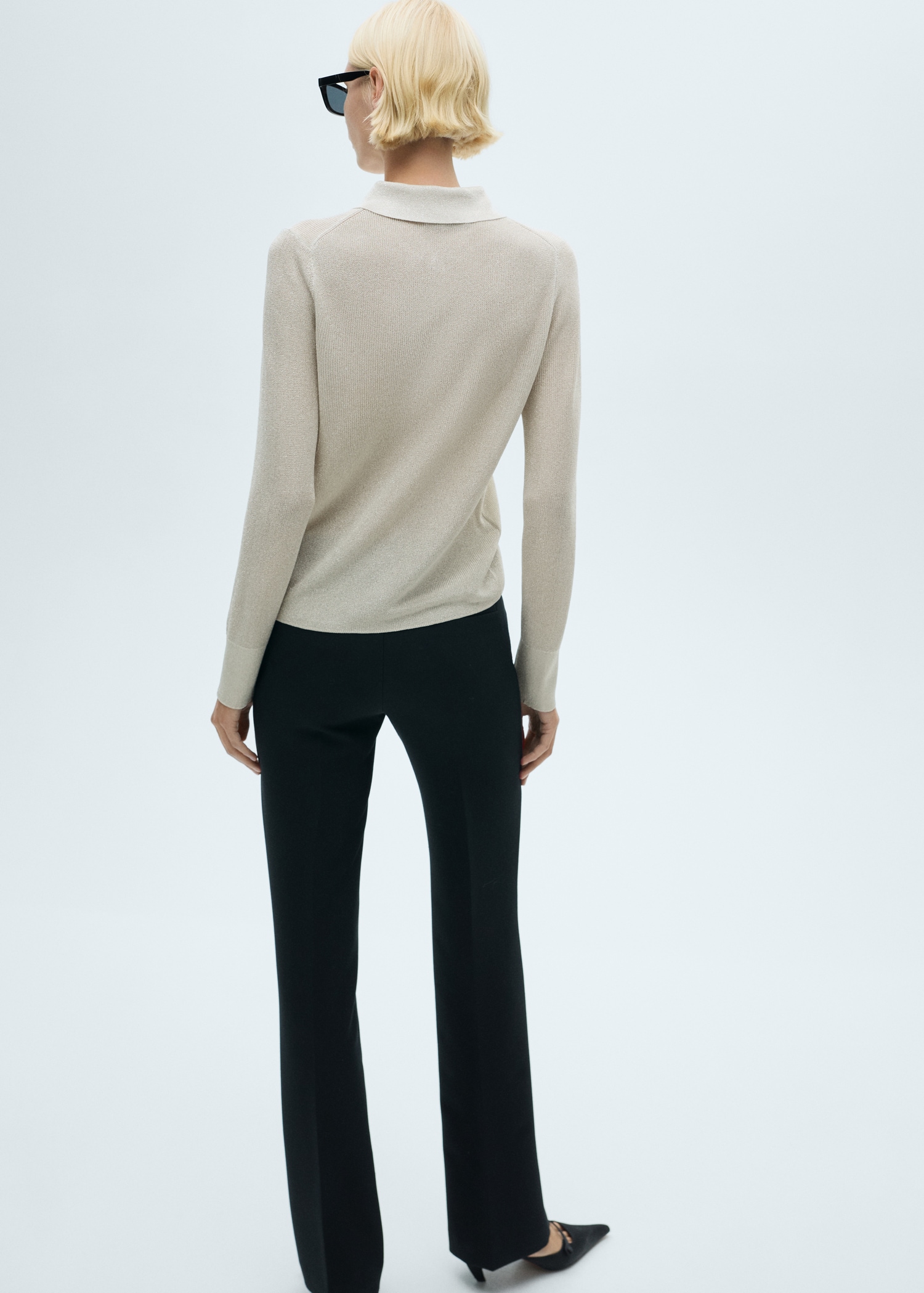 Chemise maille Lurex - Verso de l’article