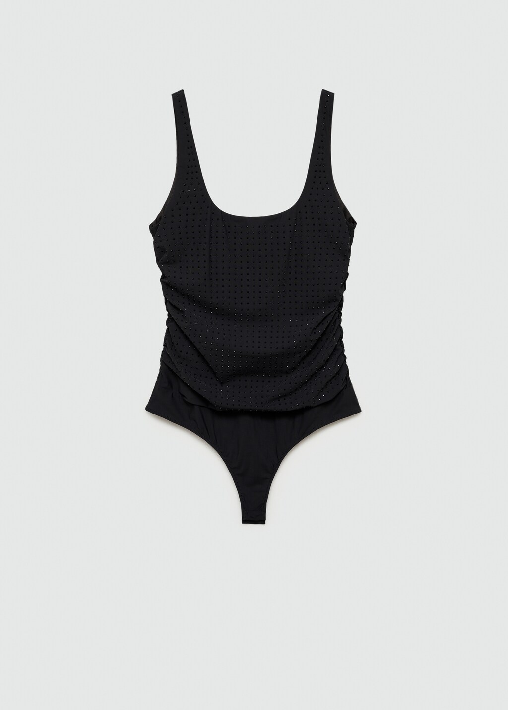 Body fronce detail strass