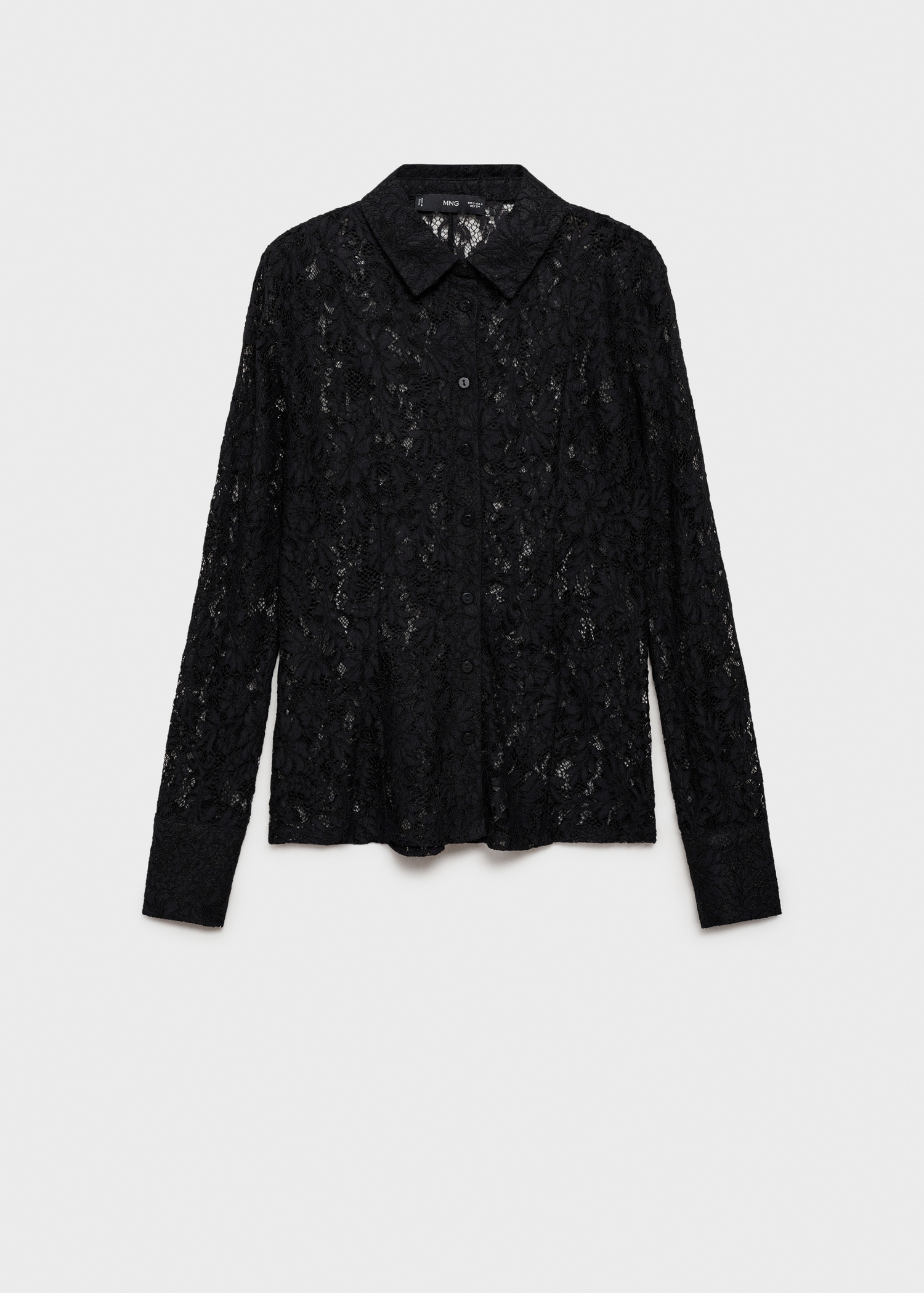 Camisa transparencias encaje - Artículo sin modelo