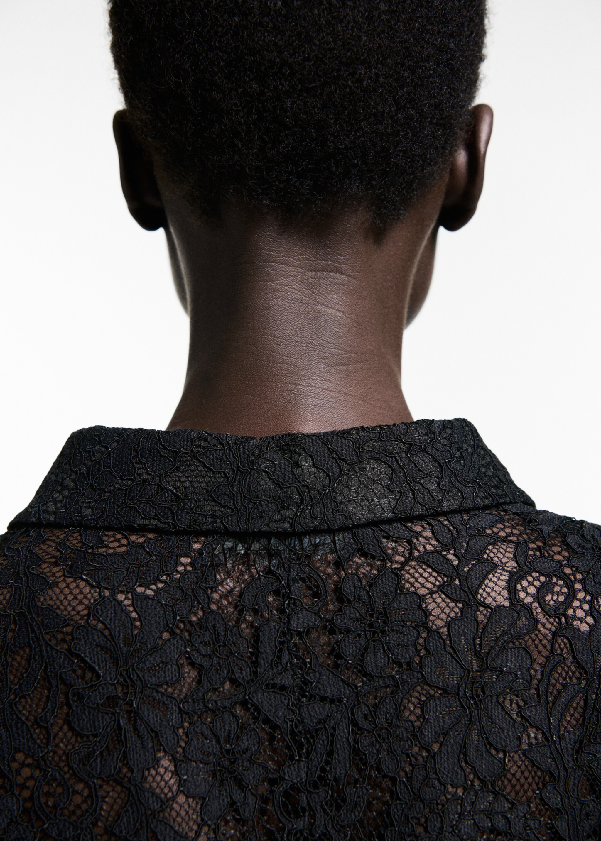 Transparent lace shirt - Details of the article 1