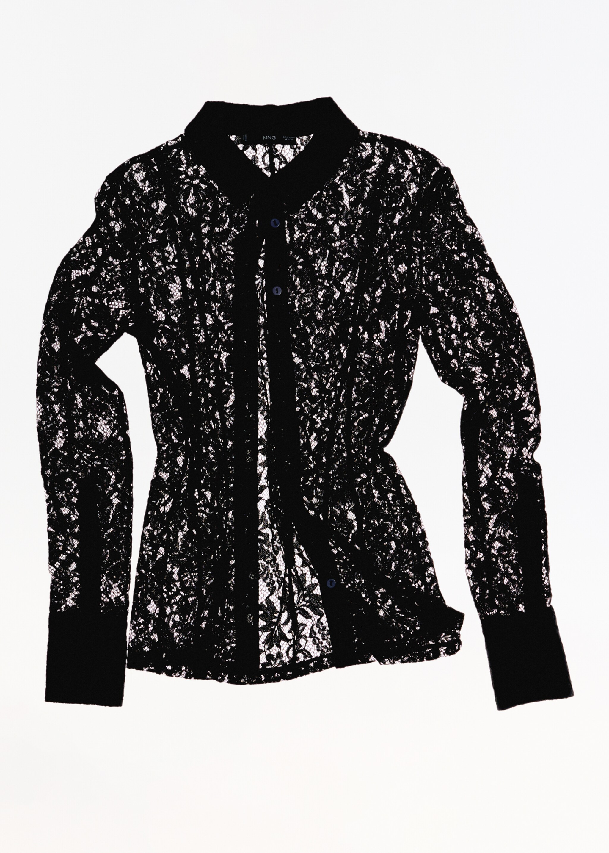 Transparent lace shirt - Details of the article 6