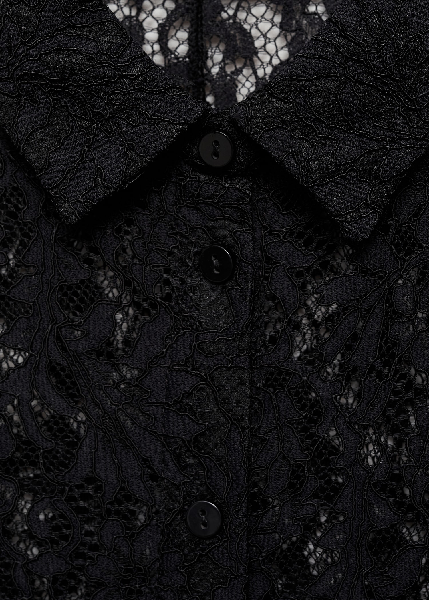 Chemise transparente dentelle - Détail de l'article 8