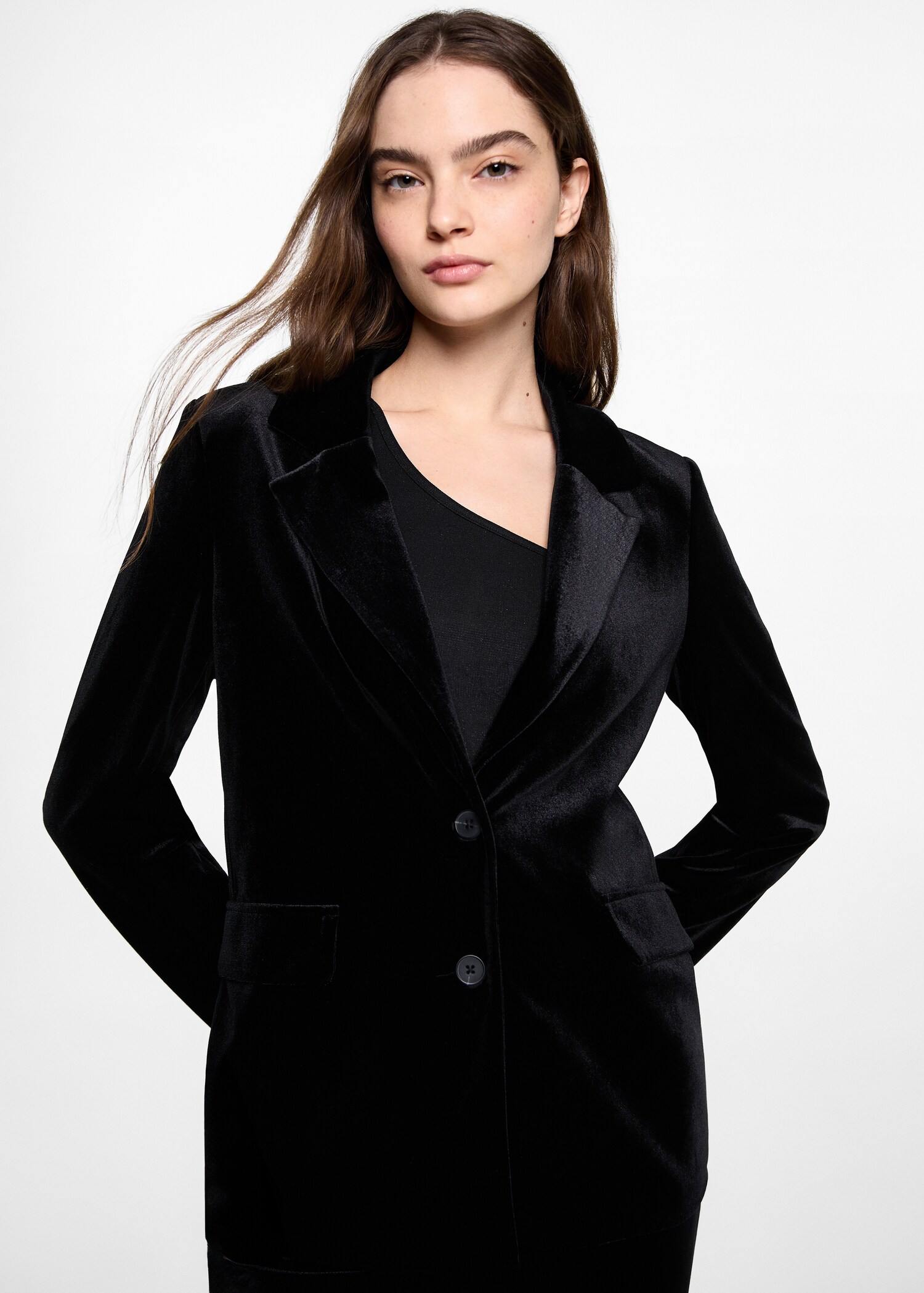 Velvet blazer - Details of the article 1