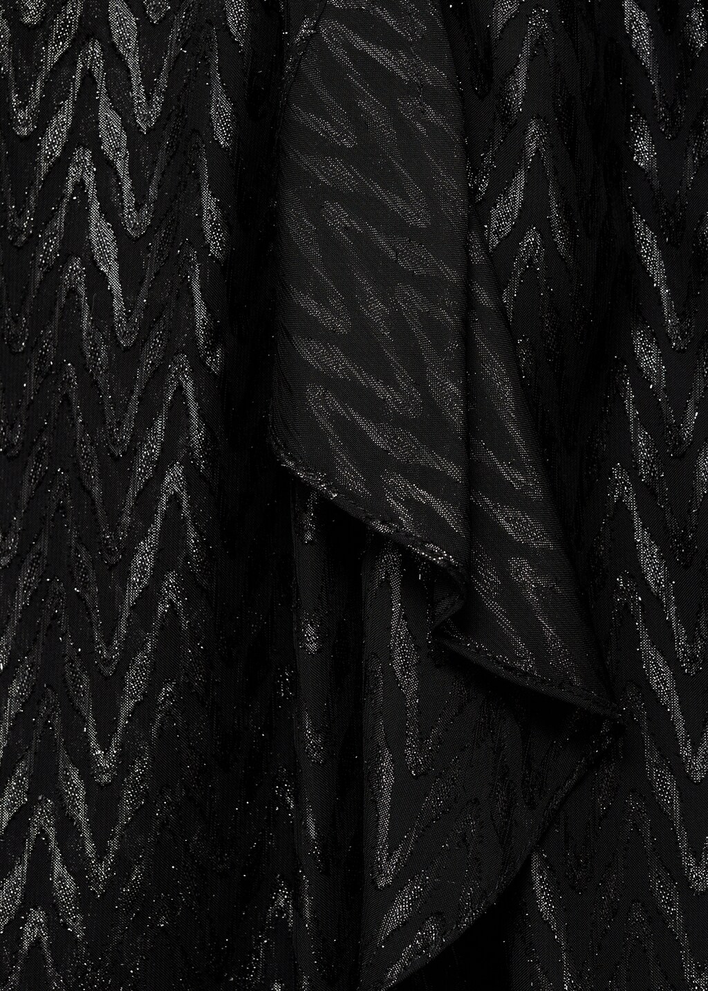 Wrap dress with side slits