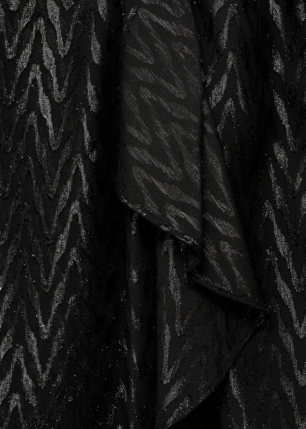 Wrap dress with side slits