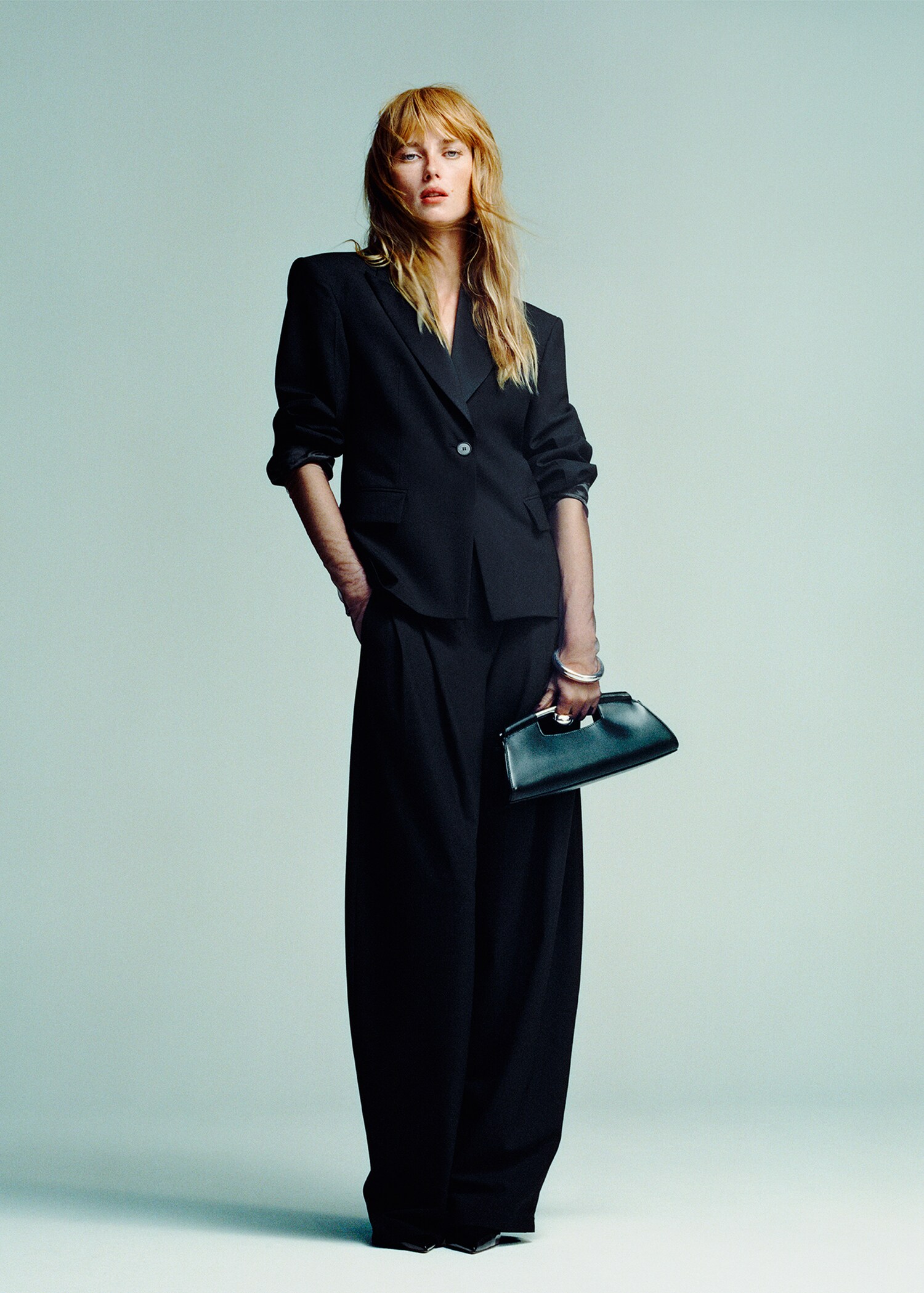 Pleat detail wool trousers - Details of the article 6