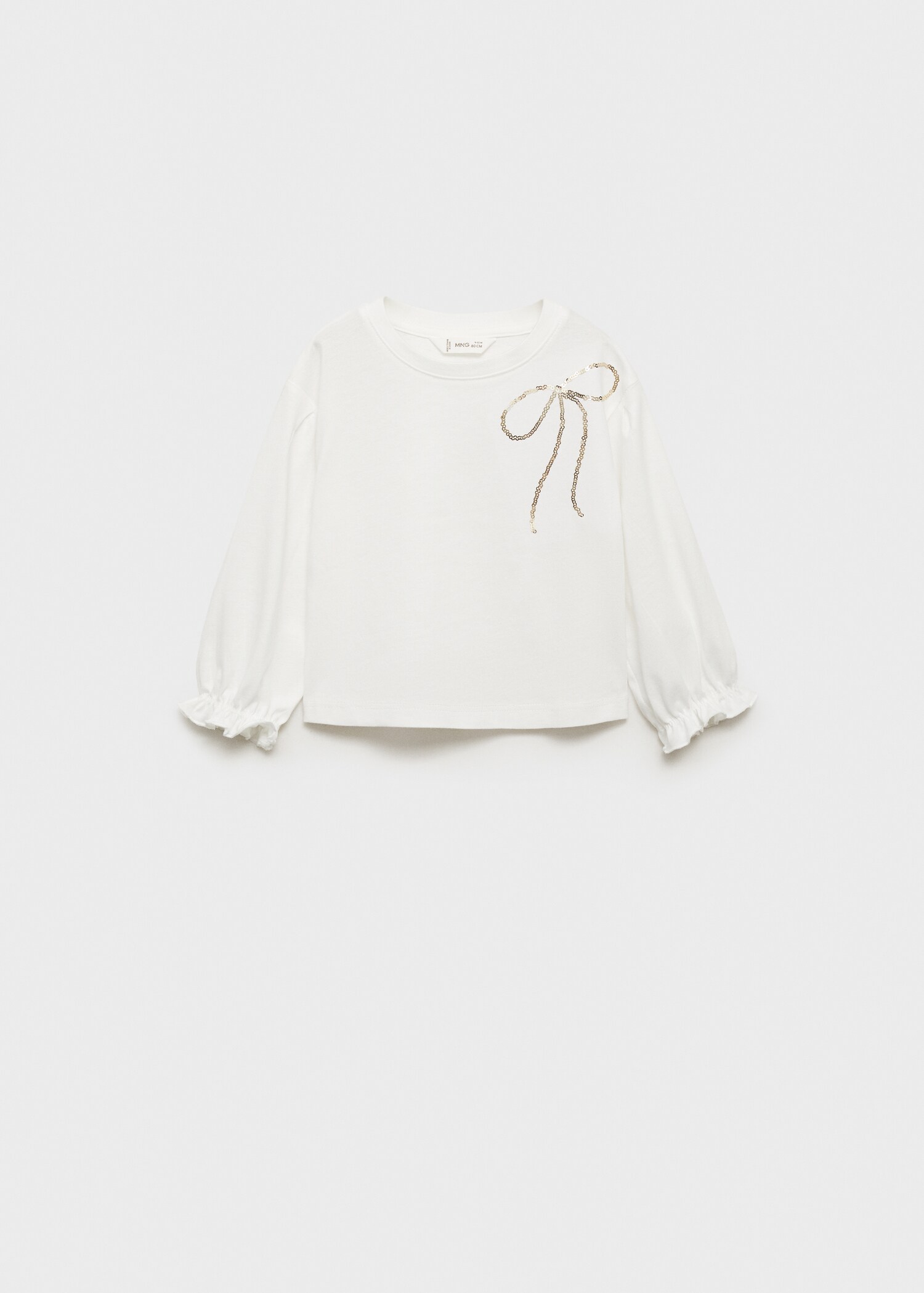 Bow printed T-shirt - Article without model