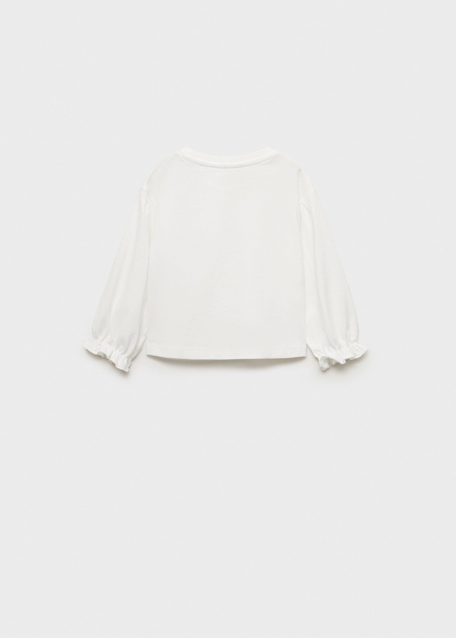 Bow printed T-shirt - Reverse of the article