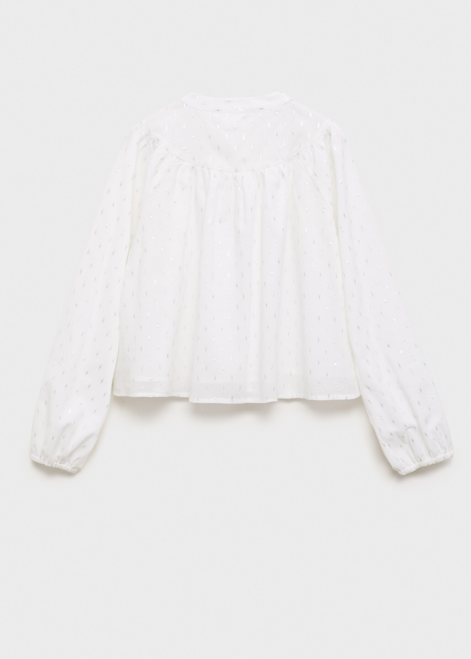 Blouse détails Lurex - Verso de l’article