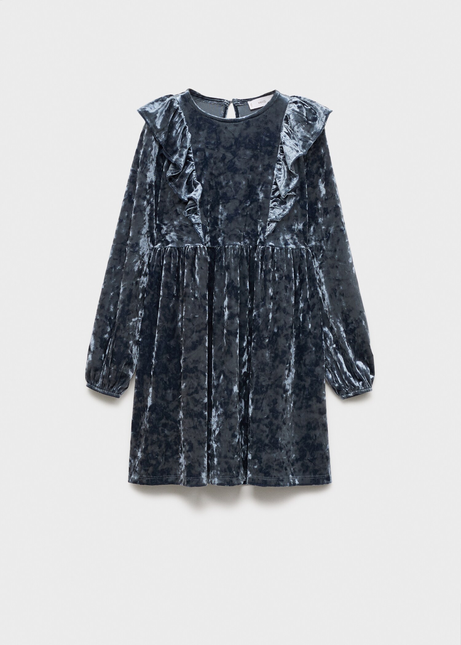 Robe velours volantée - Article sans modèle