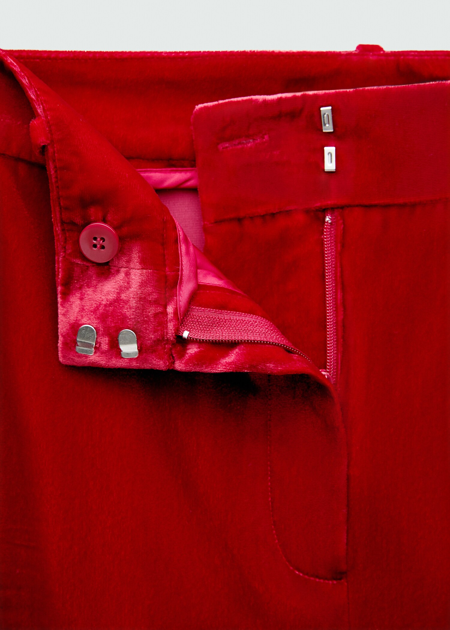 Velvet suit trousers - Details of the article 0
