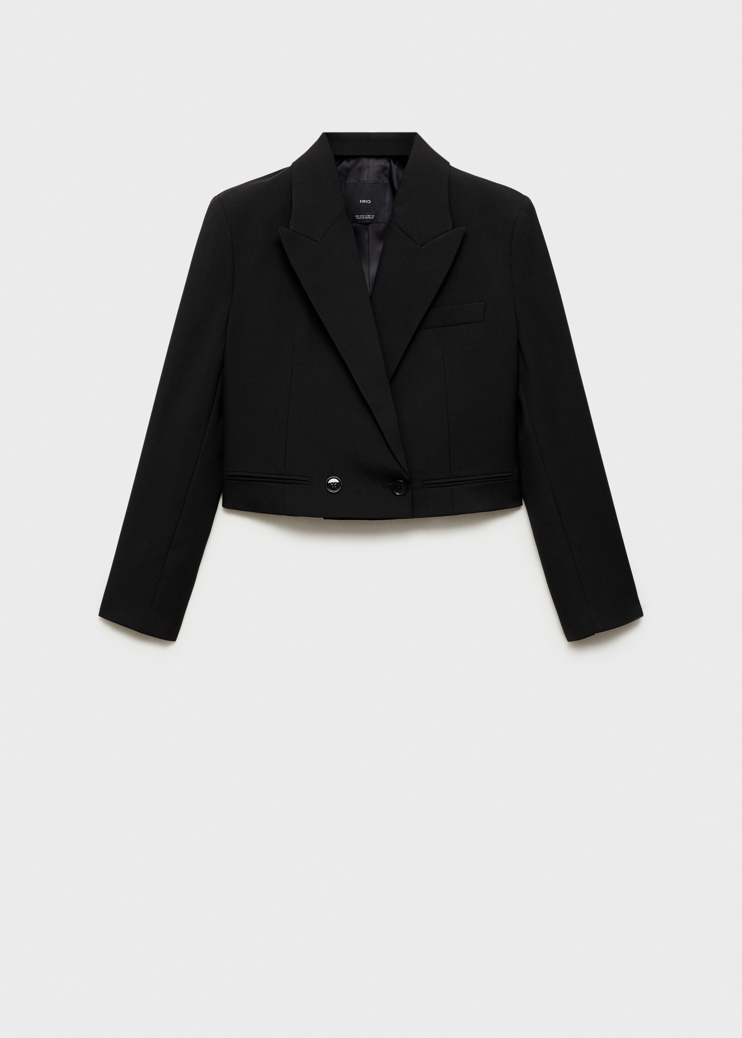 Blazer crop double boutonnage - Article sans modèle