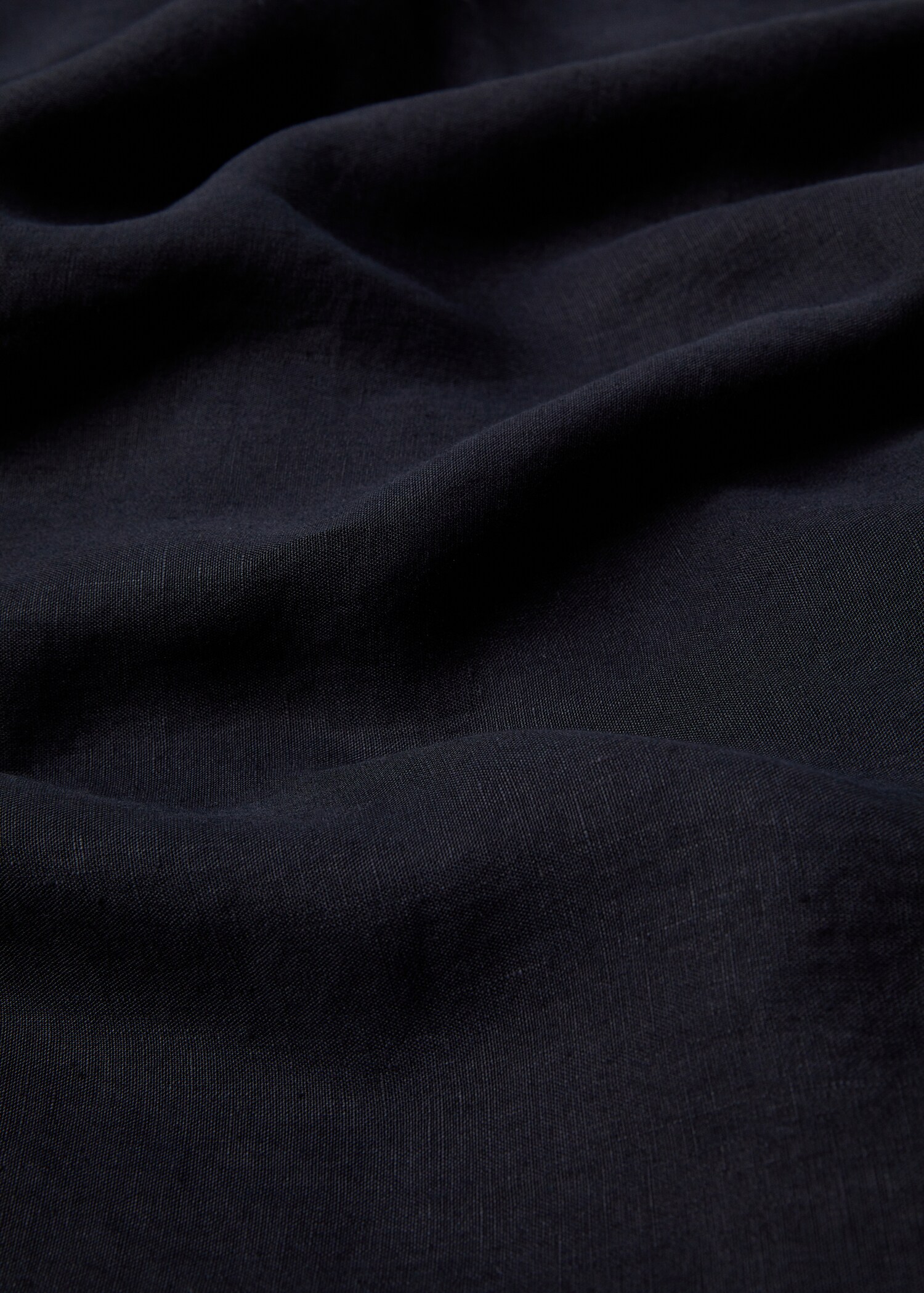 Plain linen fitted sheet for 135 cm bed - Details of the article 1