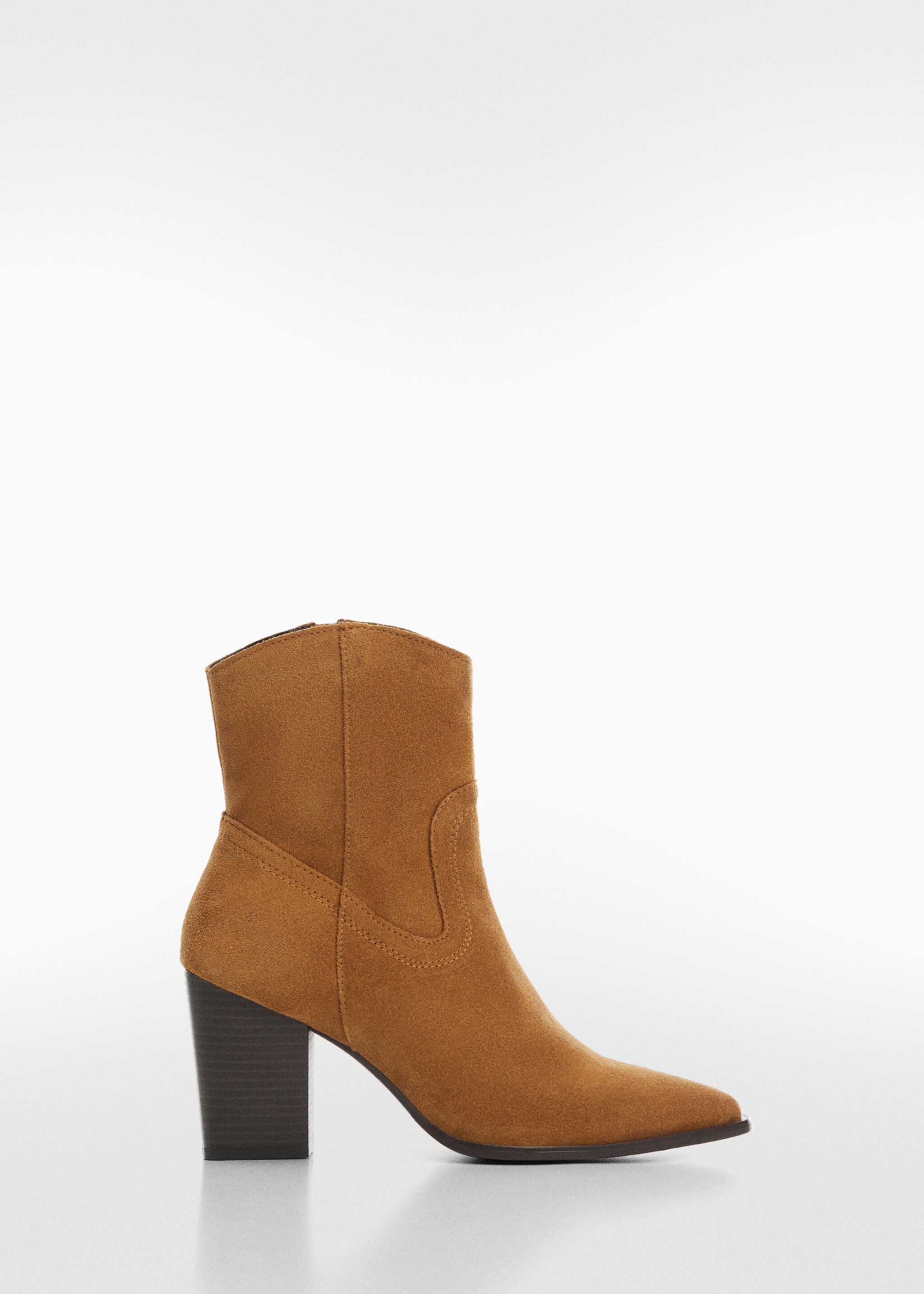 Heel suede ankle boot - Article without model