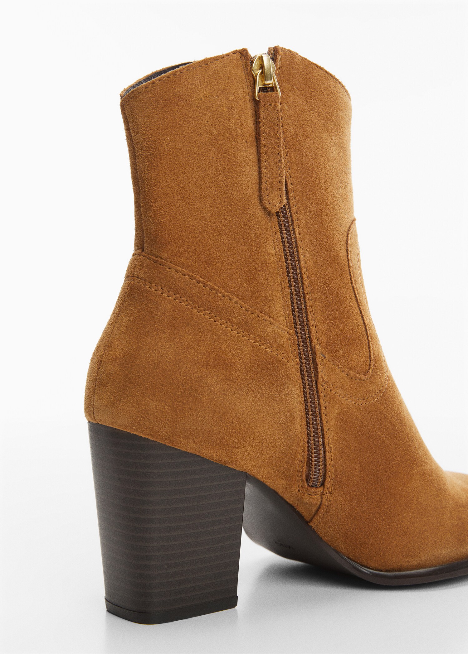 Heel suede ankle boot - Details of the article 1