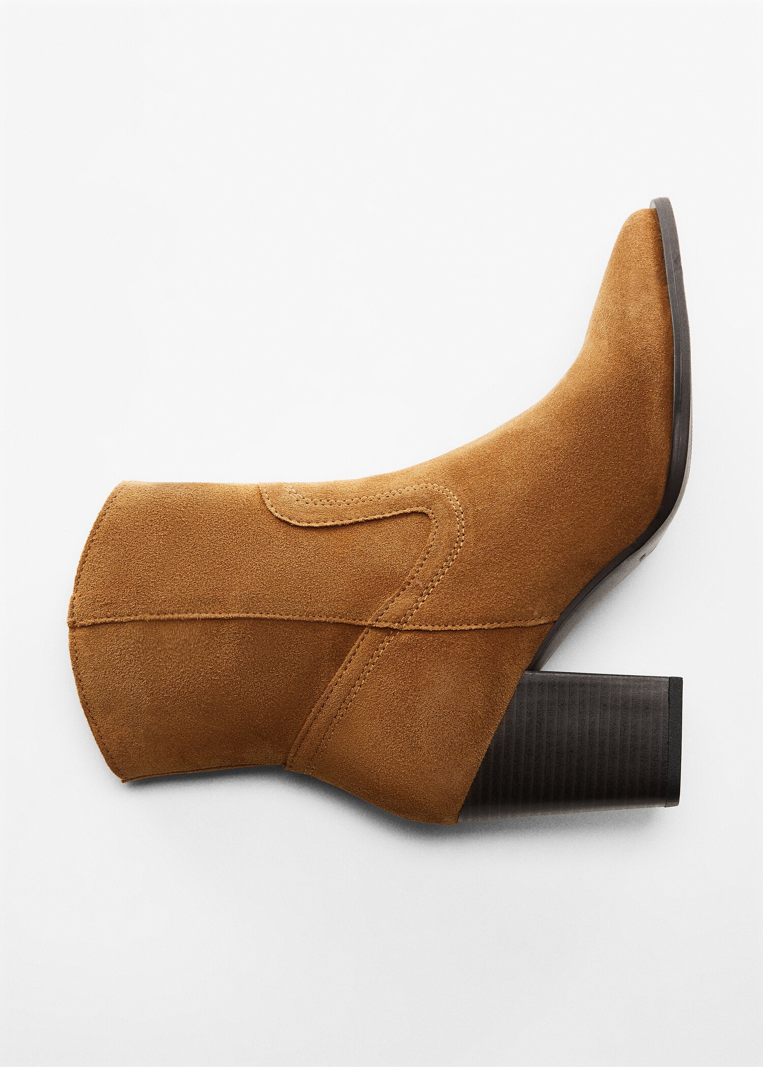 Heel suede ankle boot - Details of the article 5