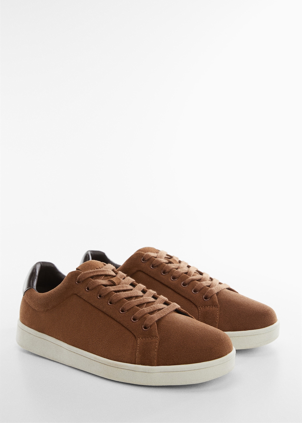 Lace up leather sneakers Teen MANGO Egypt