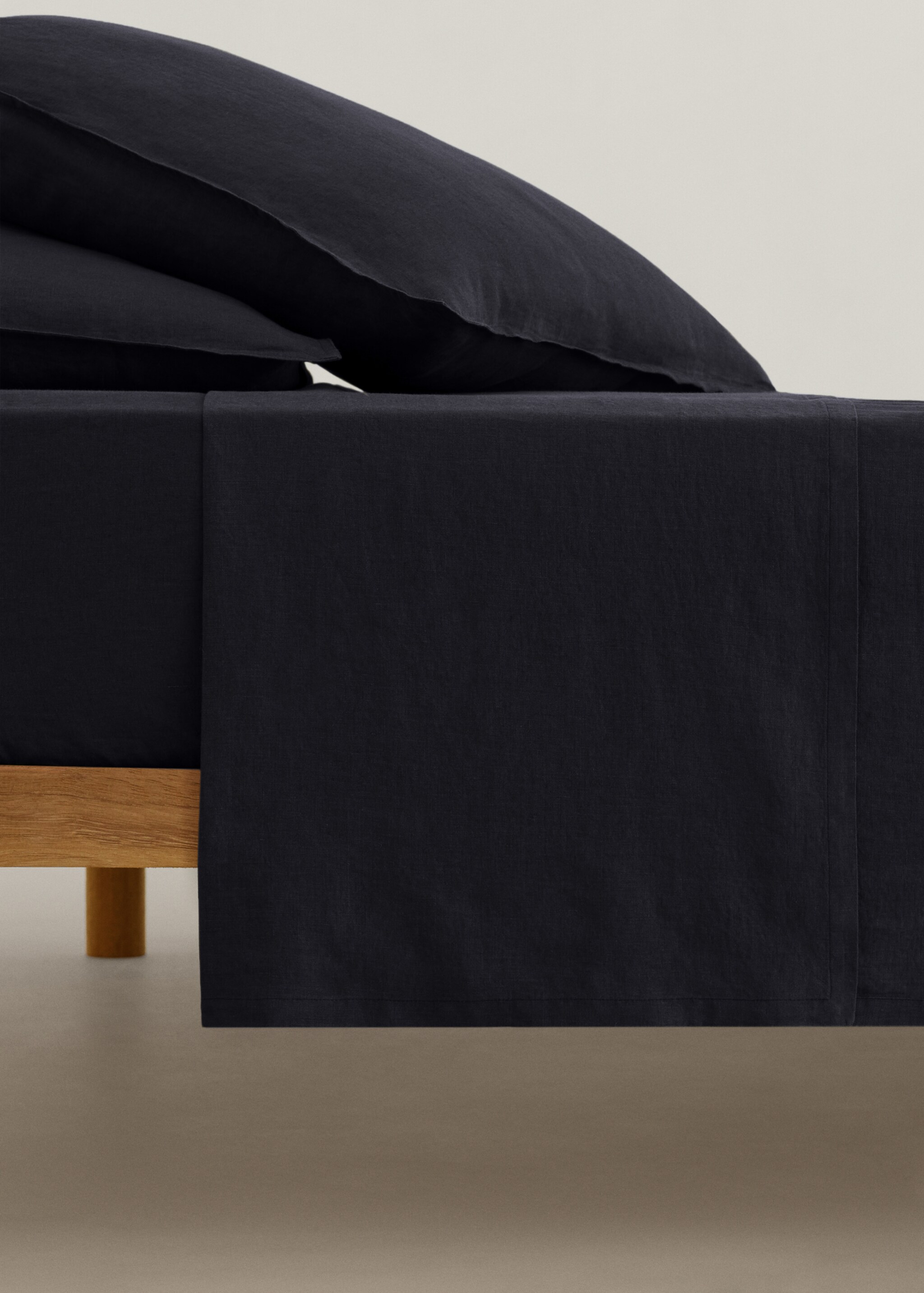 100% linen top sheet 150cm - Article without model