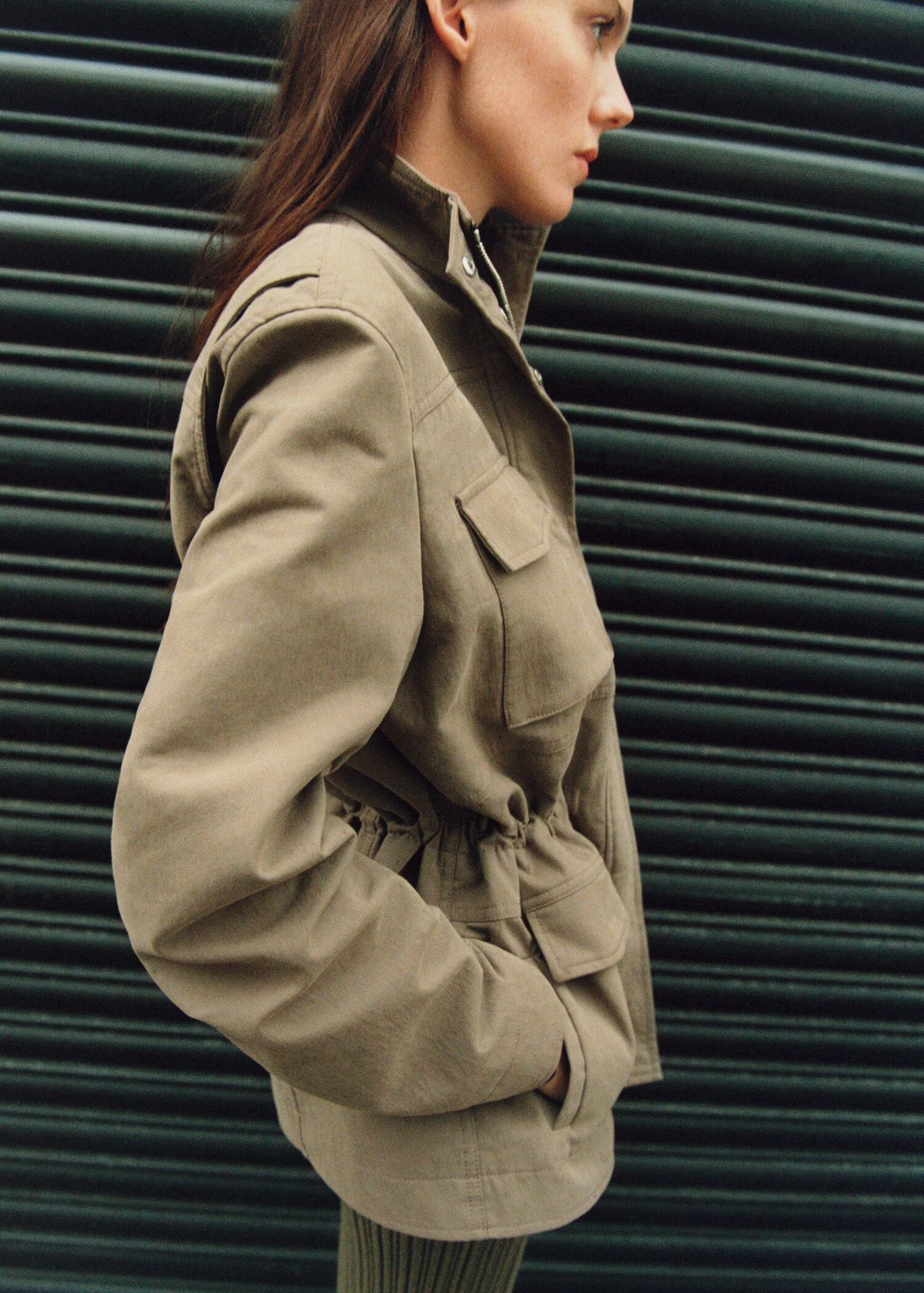 Turtleneck parka with pockets - Деталь изделия 4