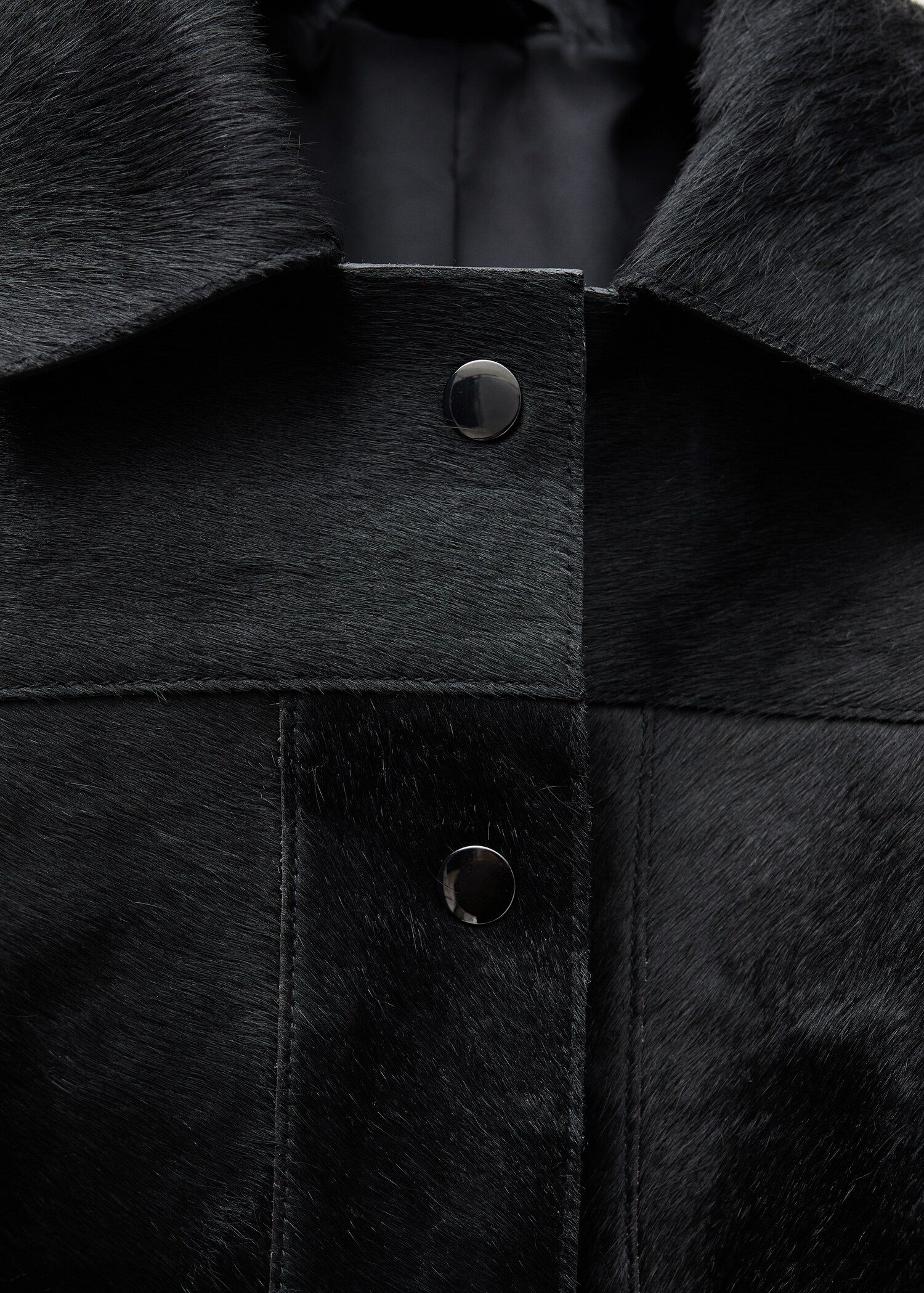 Veste cuir imitation fourrure - Détail de l'article 8