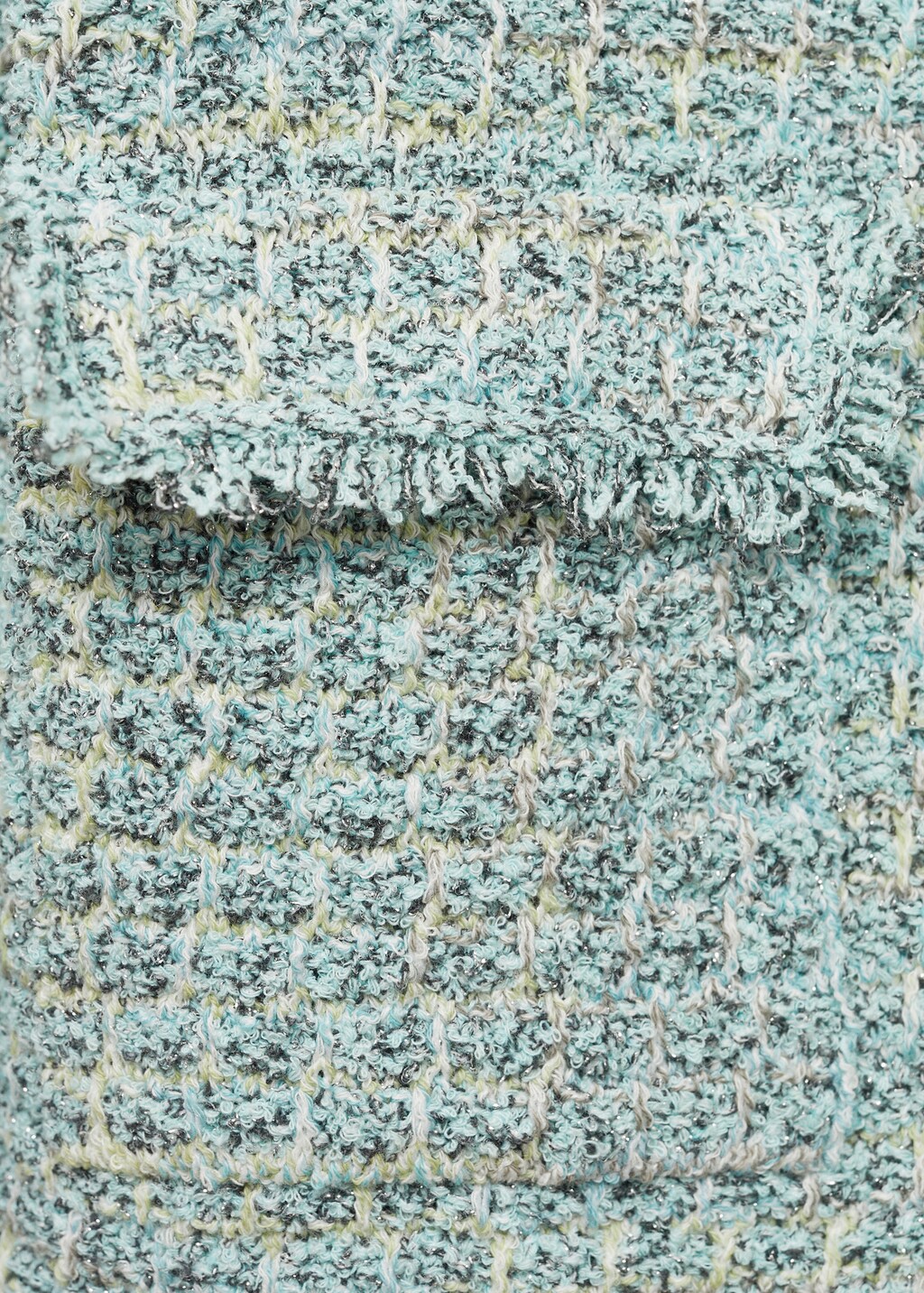 Tweed jacket with frayed ends - Women | MANGO Kosovo