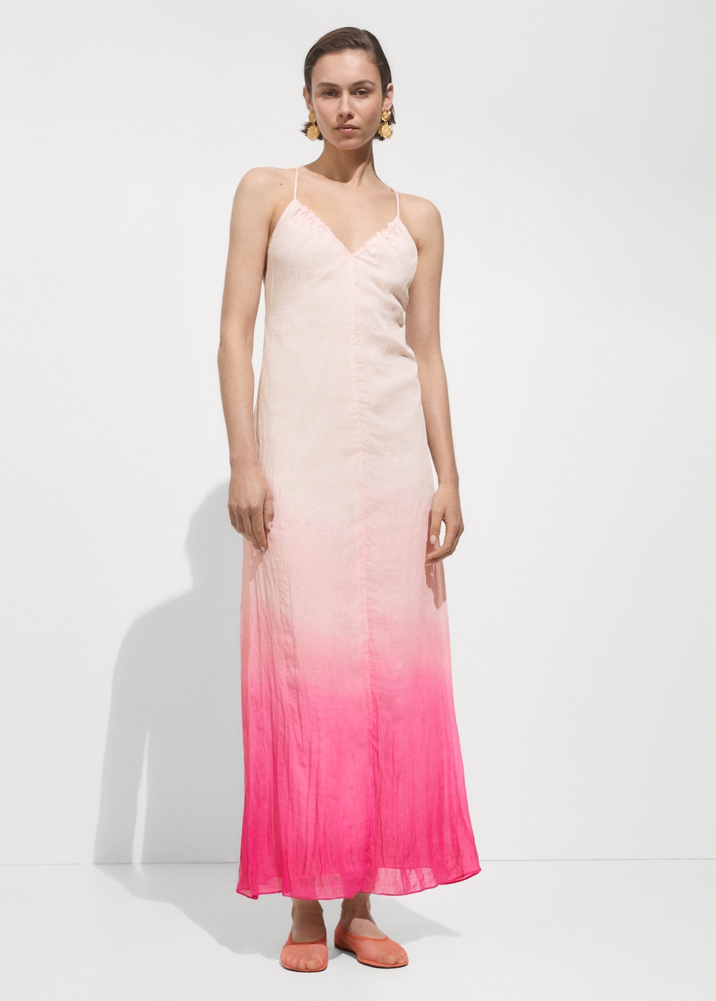 Printed lyocell dress Women MANGO United Kingdom