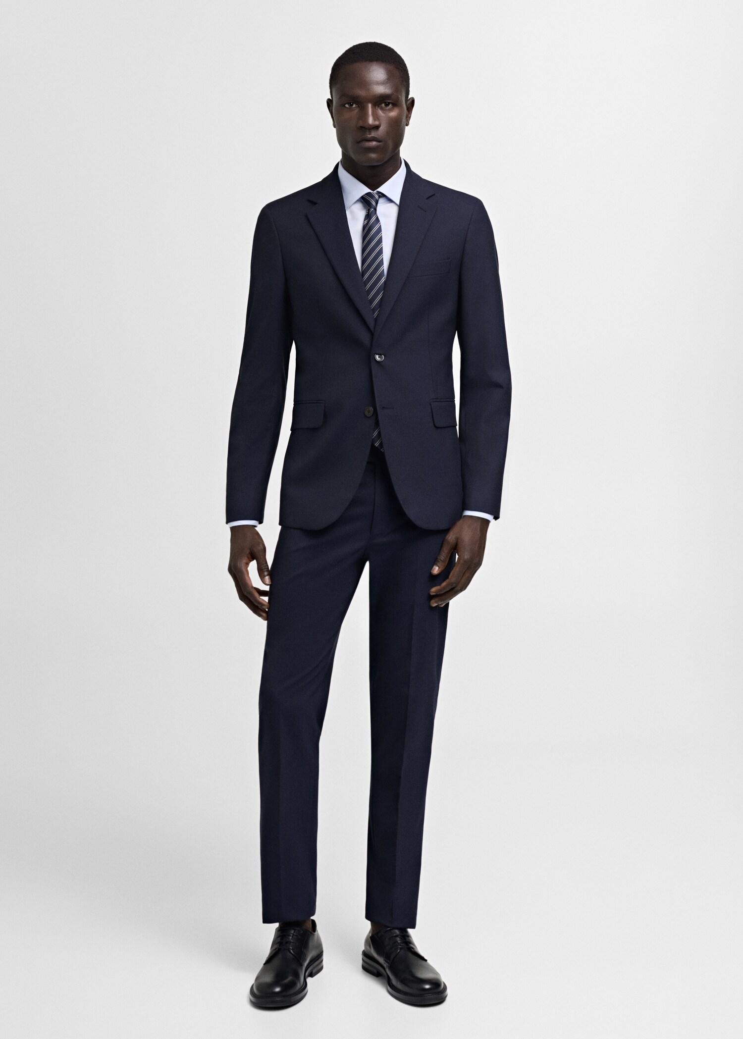 Slim Fit-Anzughose aus Comfort-Stretch-Gewebe - Allgemeine Ansicht