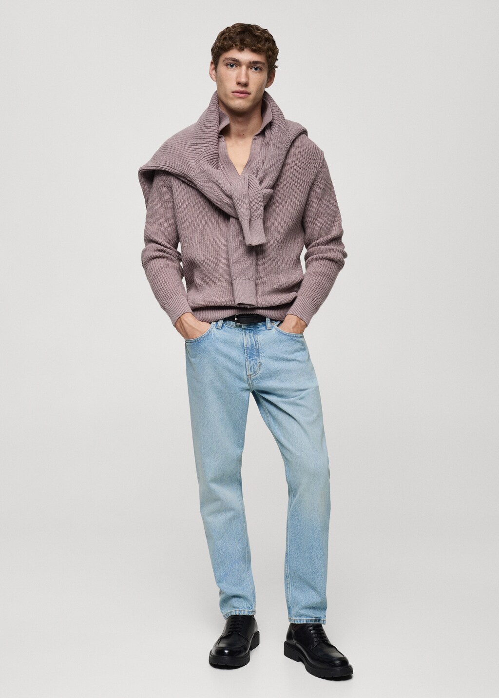 Jeans Ben tapered fit Hombre MANGO Espana Peninsula y Baleares