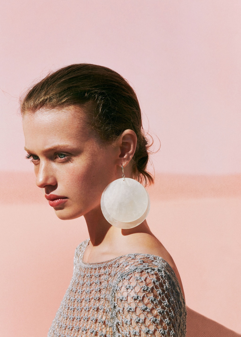 Shell pendant earrings Women MANGO Ethiopia