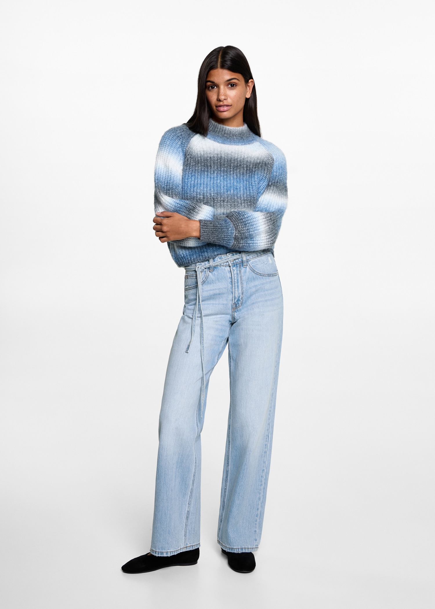 Jeans wideleg cordón - Plano general