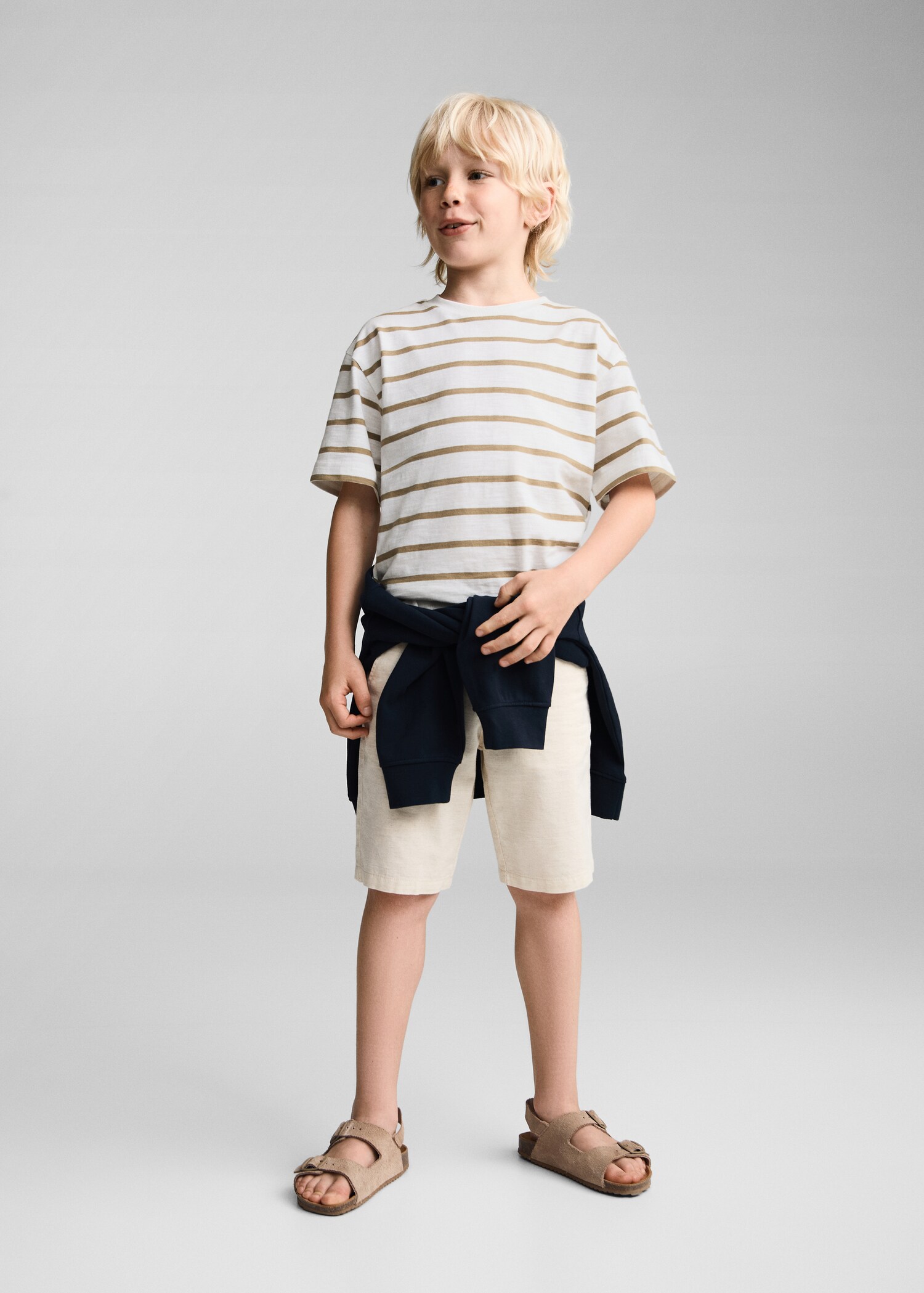 Striped cotton T-shirt - General plane