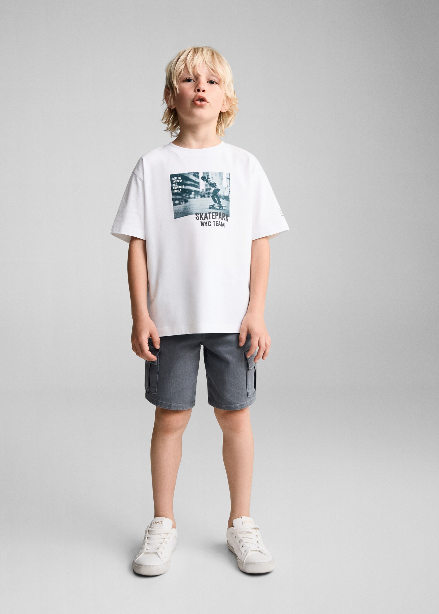 Camiseta algodón estampada - Plano general
