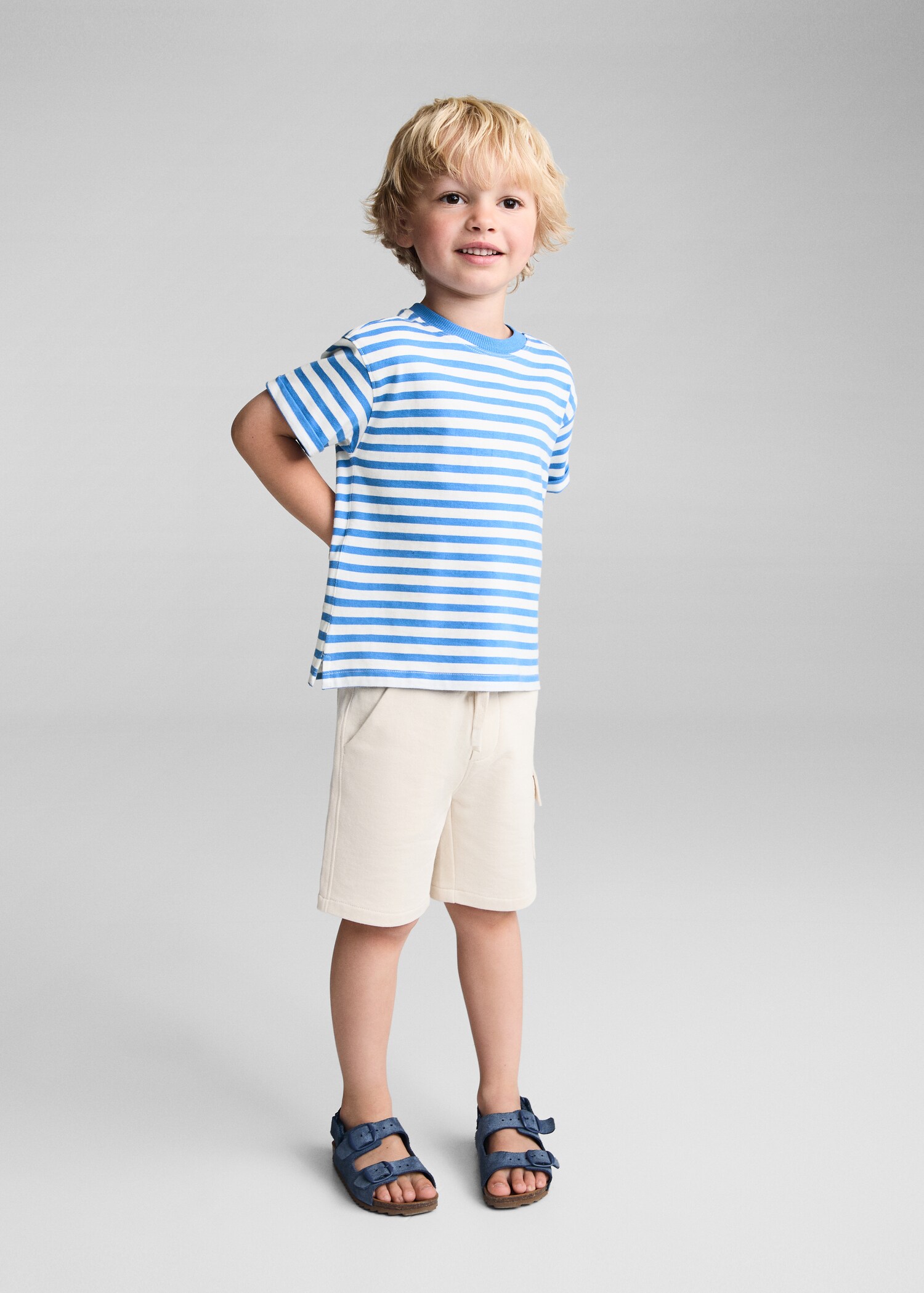 Striped cotton T-shirt - General plane
