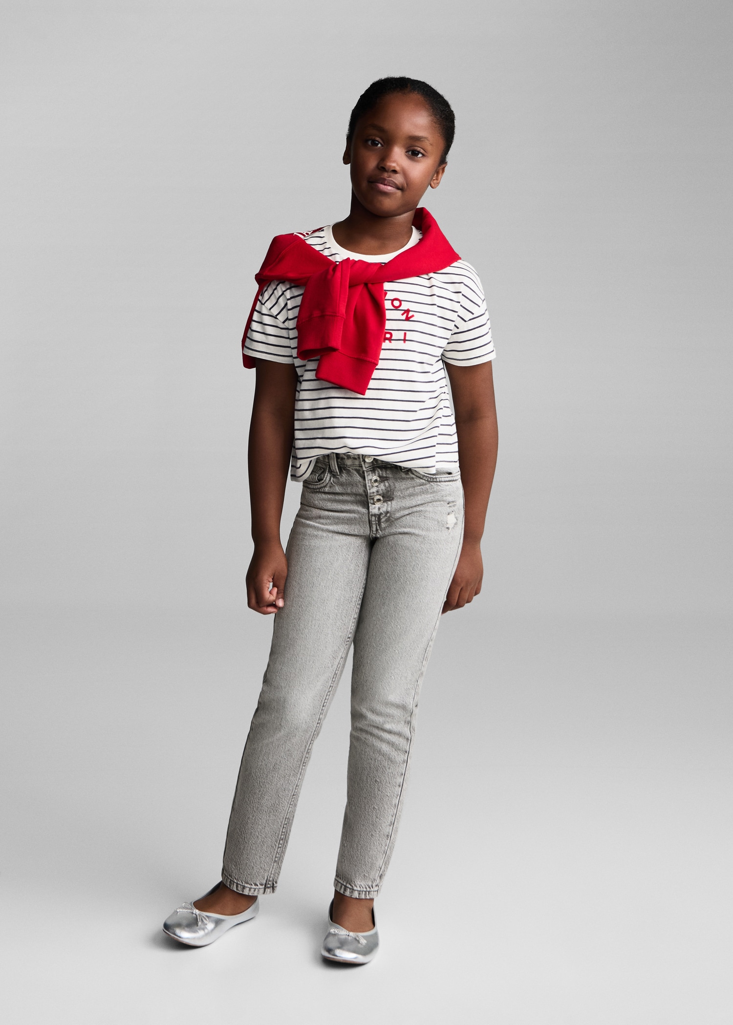 Style Striped Mom Jeans Outfit Black And White Stripe High Rise