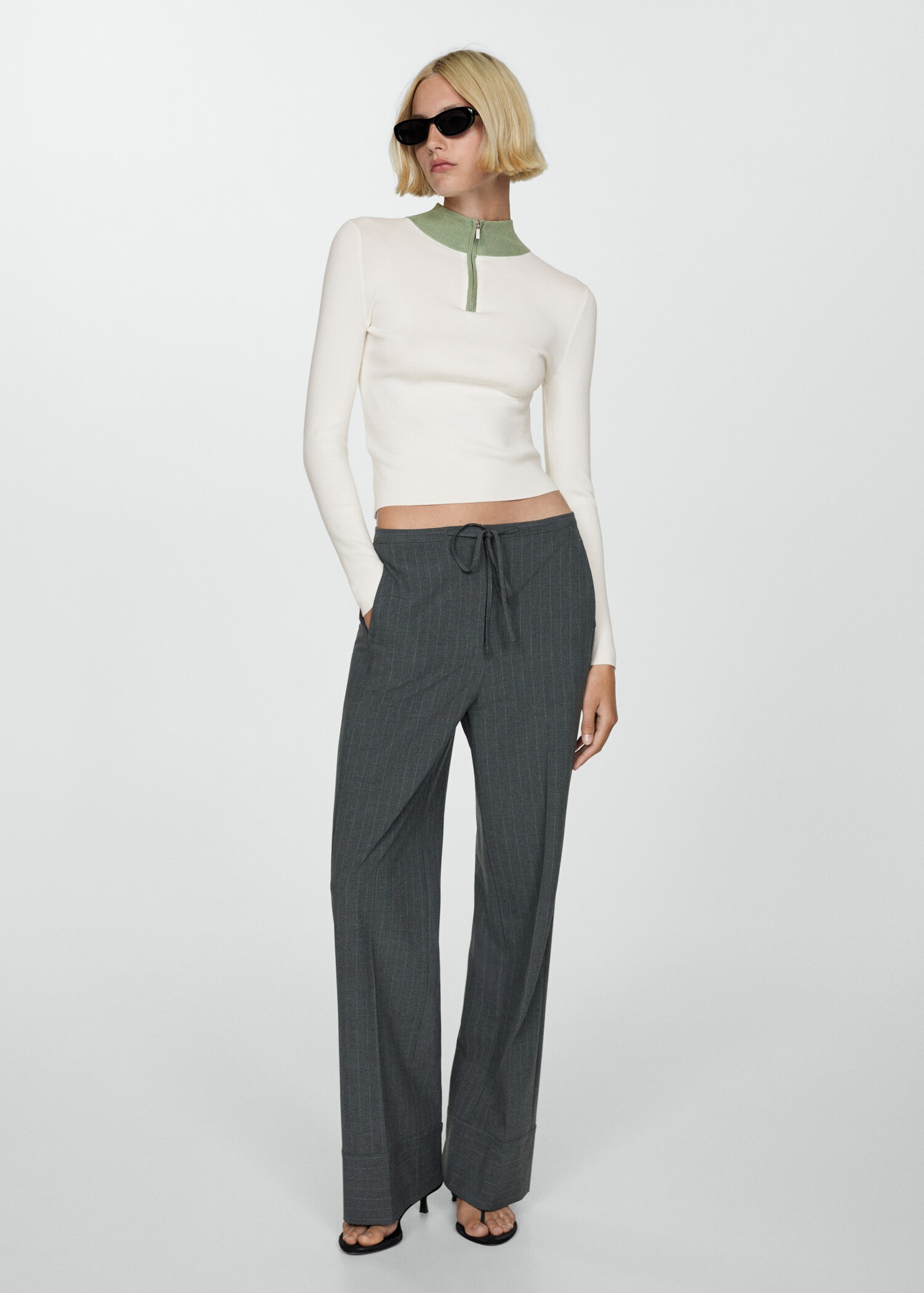 Zip neck jumper - General plane
