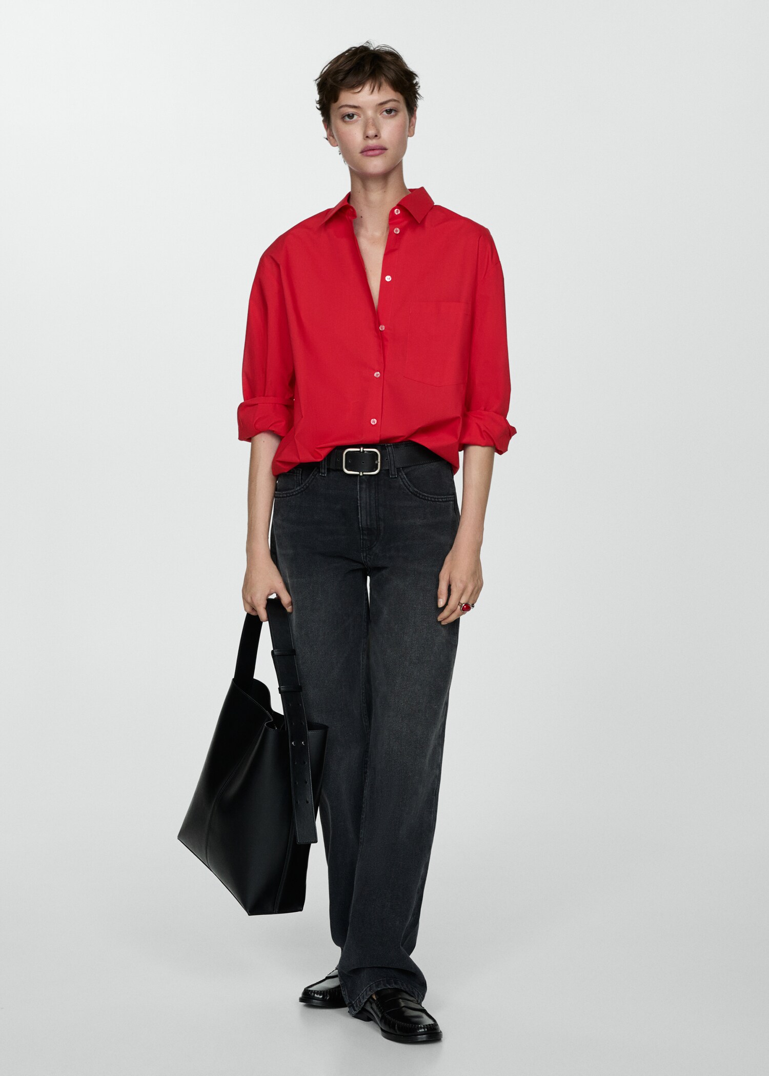 Pocket oversize shirt - General plane