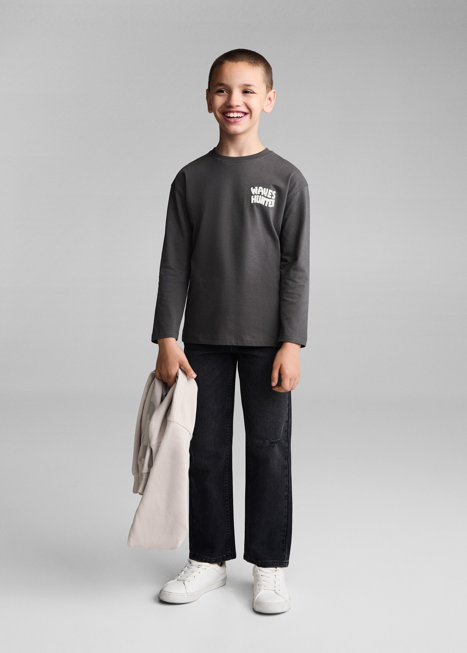 Printed long sleeve t-shirt - General plane