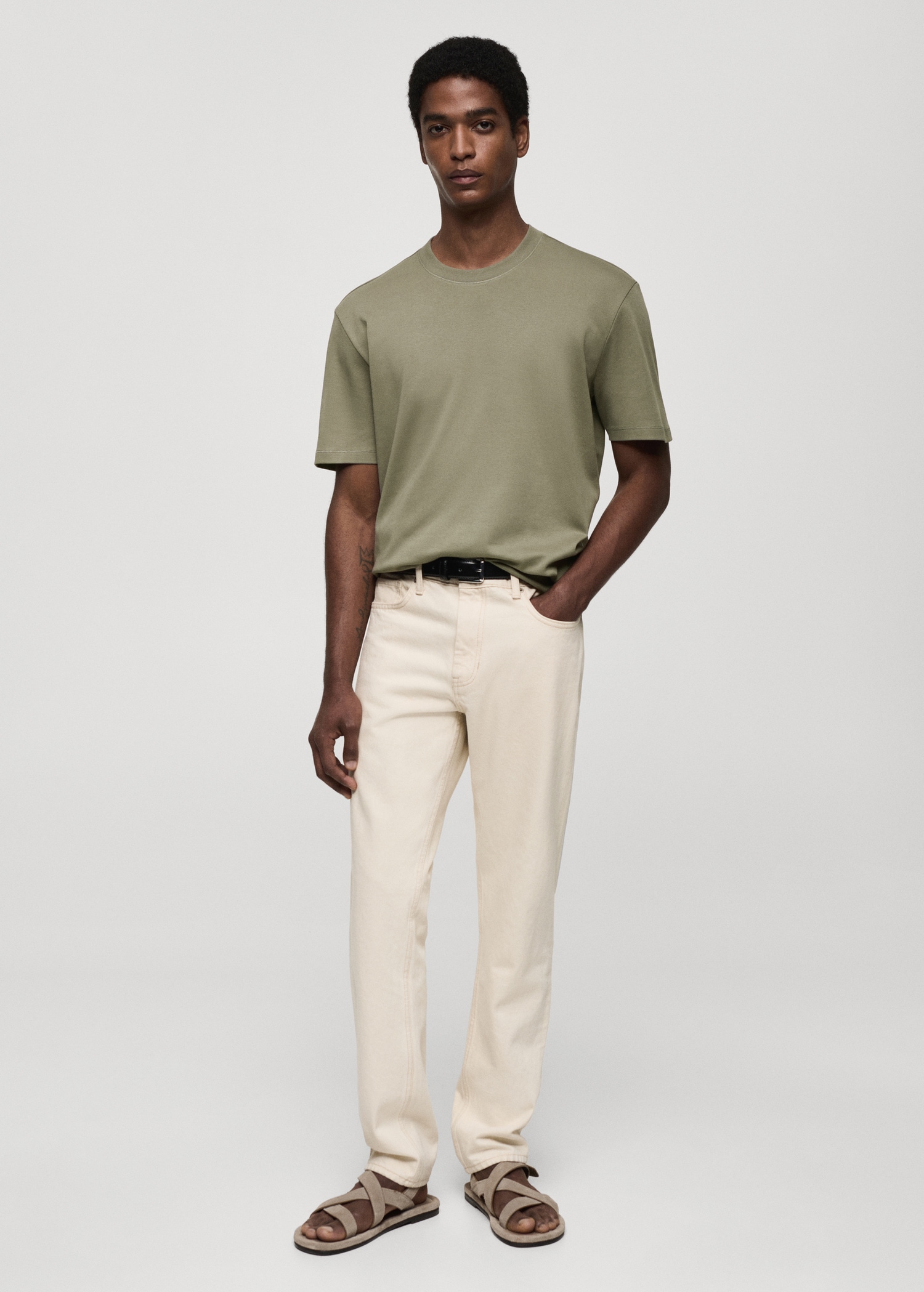 Regular-fit 100% cotton t-shirt - General plane